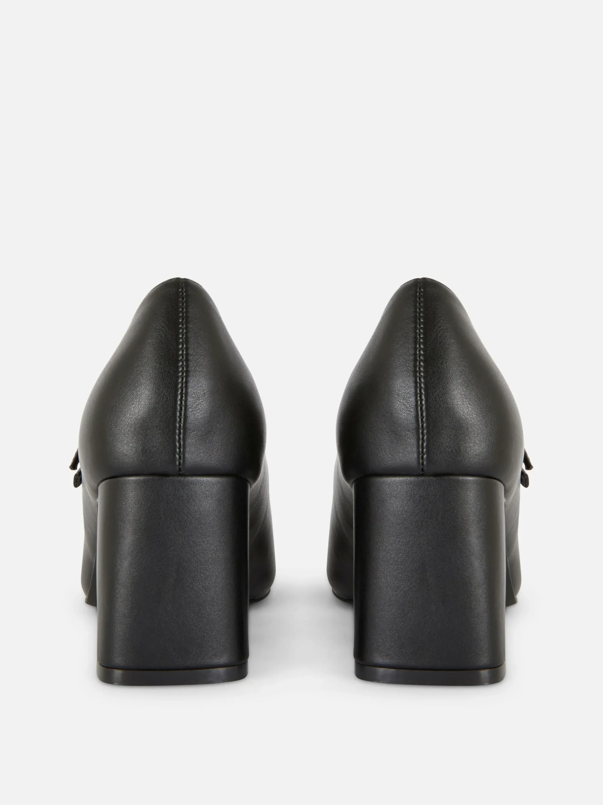 Vêtements Gothiques|Chaussures À Talons|Primark Babies En Simili Cuir à Talons Noir