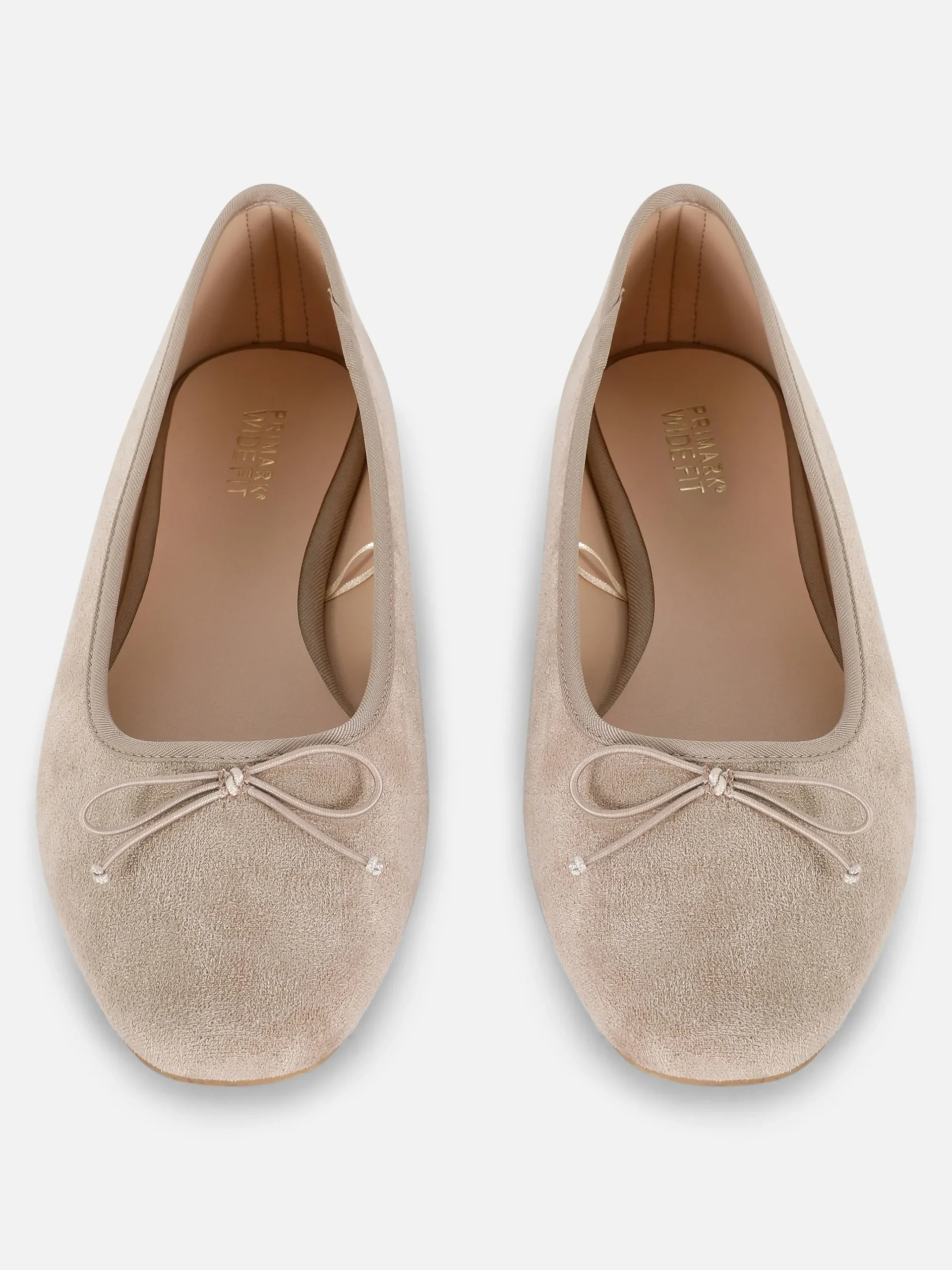 Ballerines|Primark Ballerines à Nœuds En Suédine Naturel