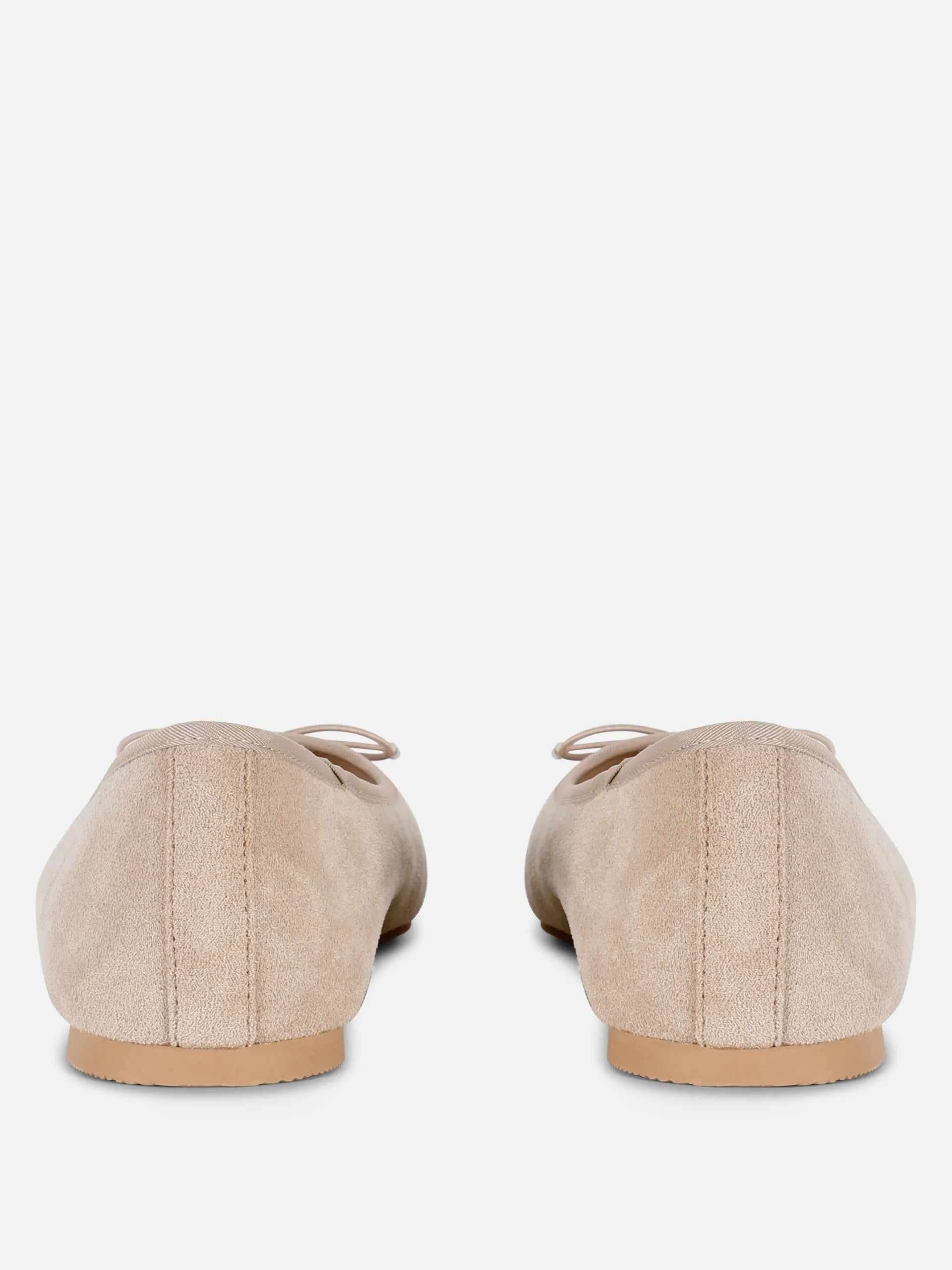 Ballerines|Primark Ballerines à Nœuds En Suédine Naturel