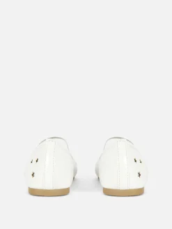 Ballerines|Primark Ballerines Découpe Laser étoiles Blanc