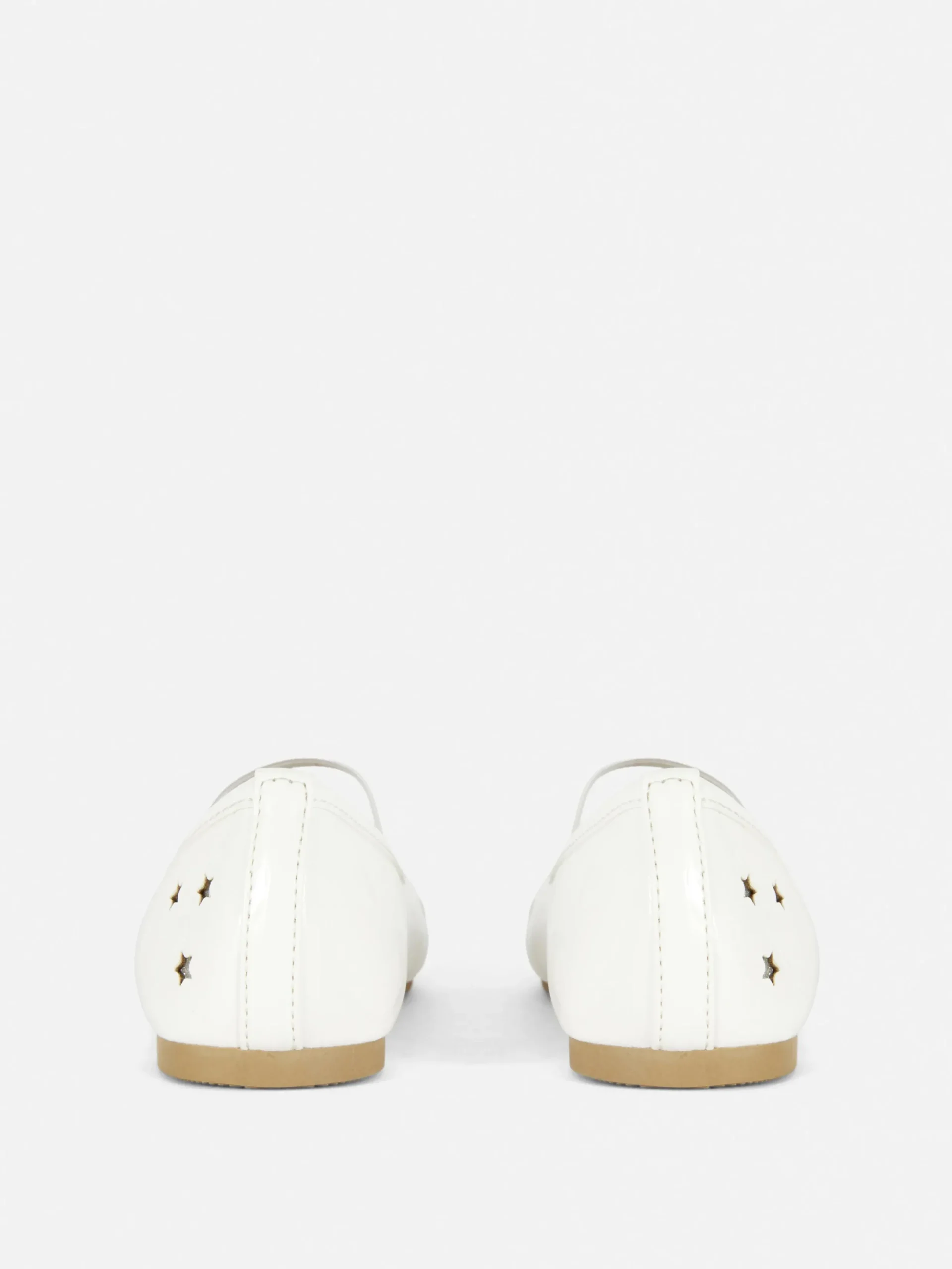 Ballerines|Primark Ballerines Découpe Laser étoiles Blanc