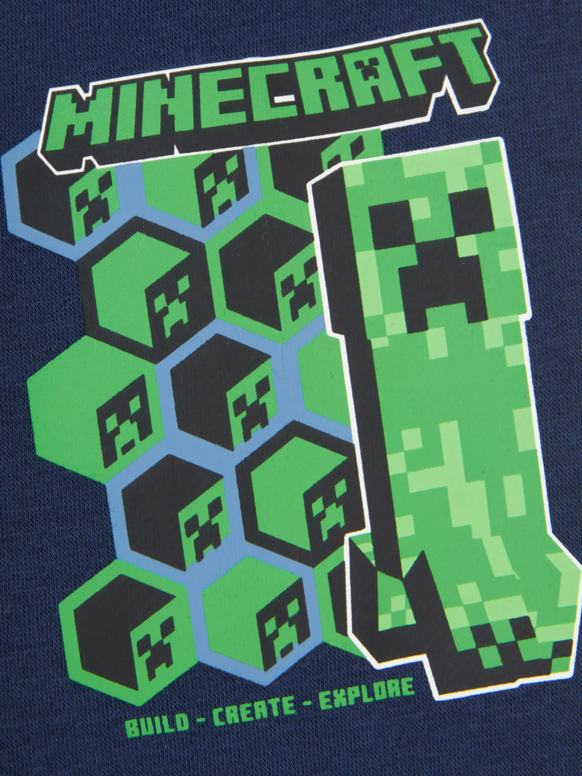 Bas De Jogging|Primark Bas De Jogging à Cordon De Serrage Minecraft Bleu marine