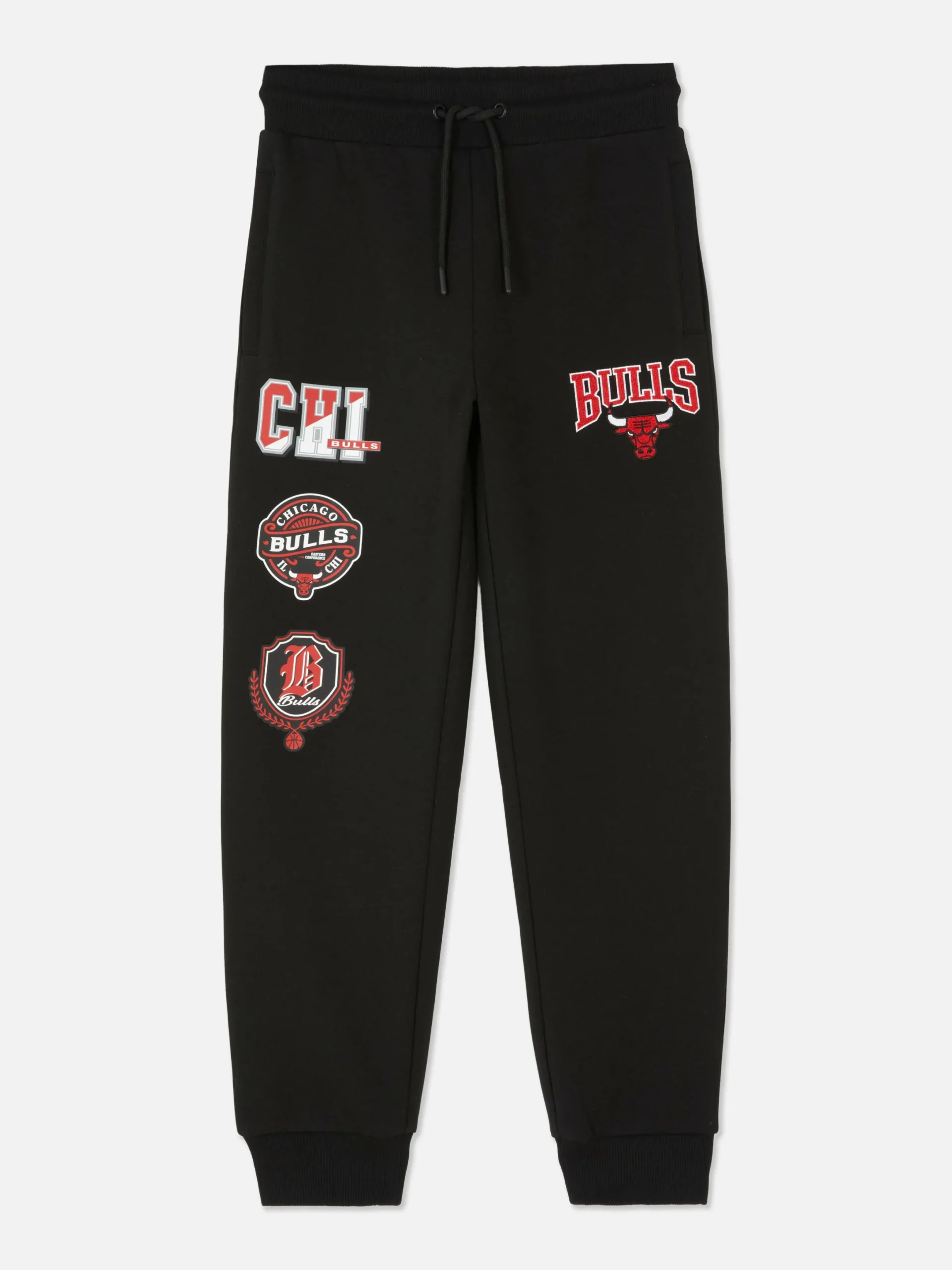 Bas De Jogging|Primark Bas De Jogging à Cordon De Serrage NBA Chicago Bulls Noir