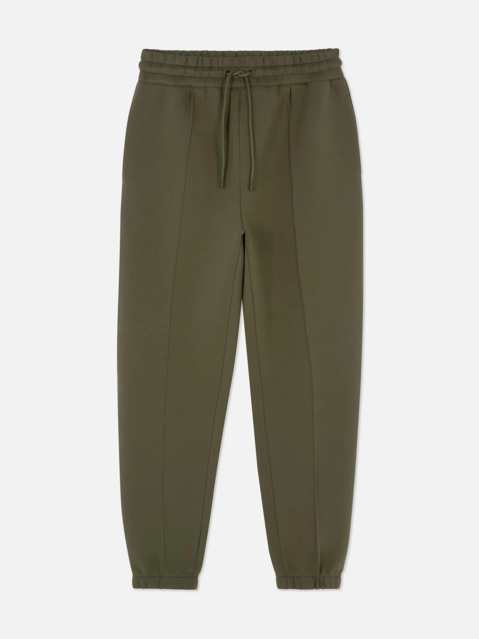 Bas De Jogging|Primark Bas De Jogging à Pinces Et à Revers Kem Kaki