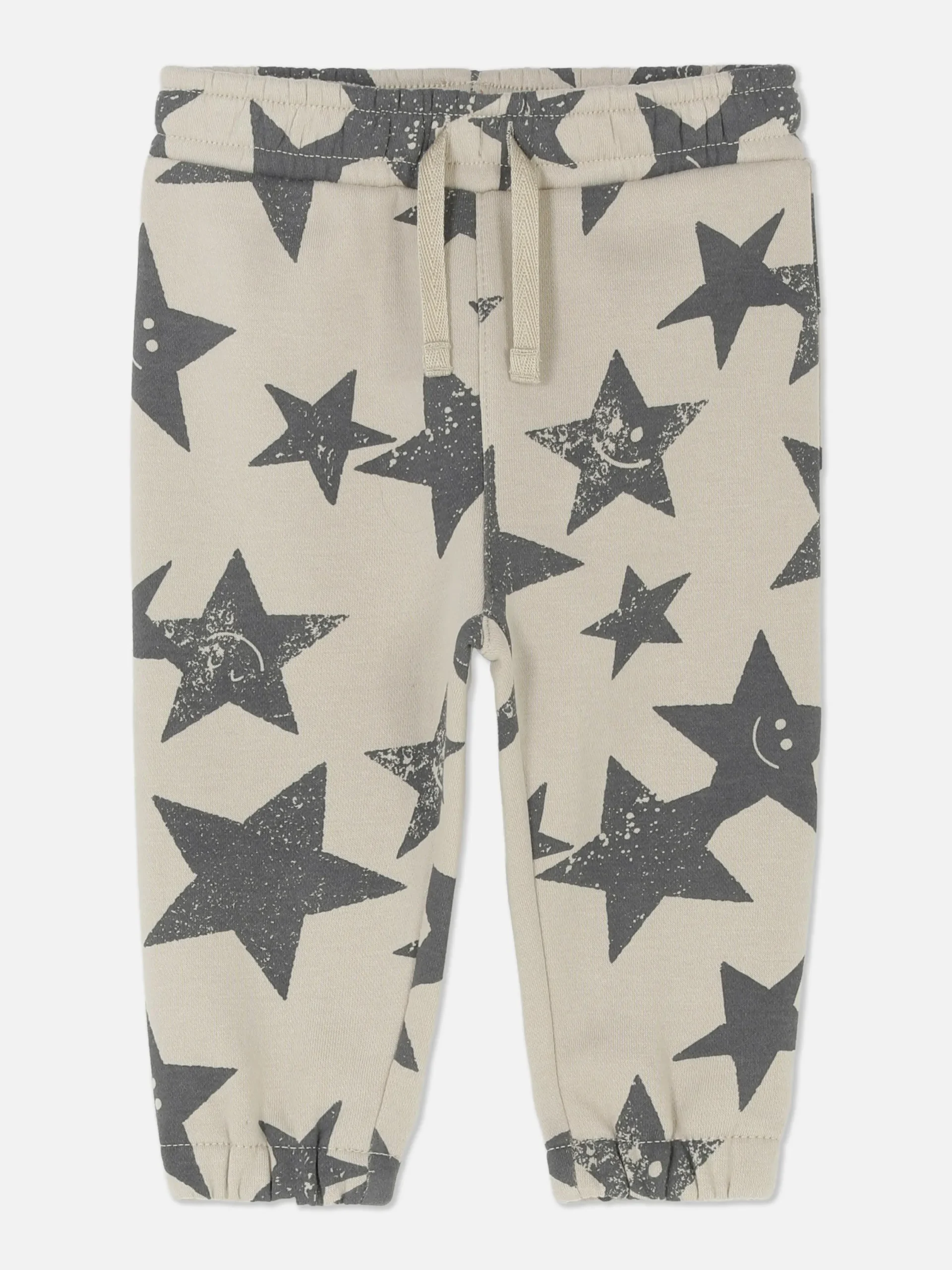 Pantalons Et Leggings|Primark Bas De Jogging à Revers Et Cordon De Serrage Grège