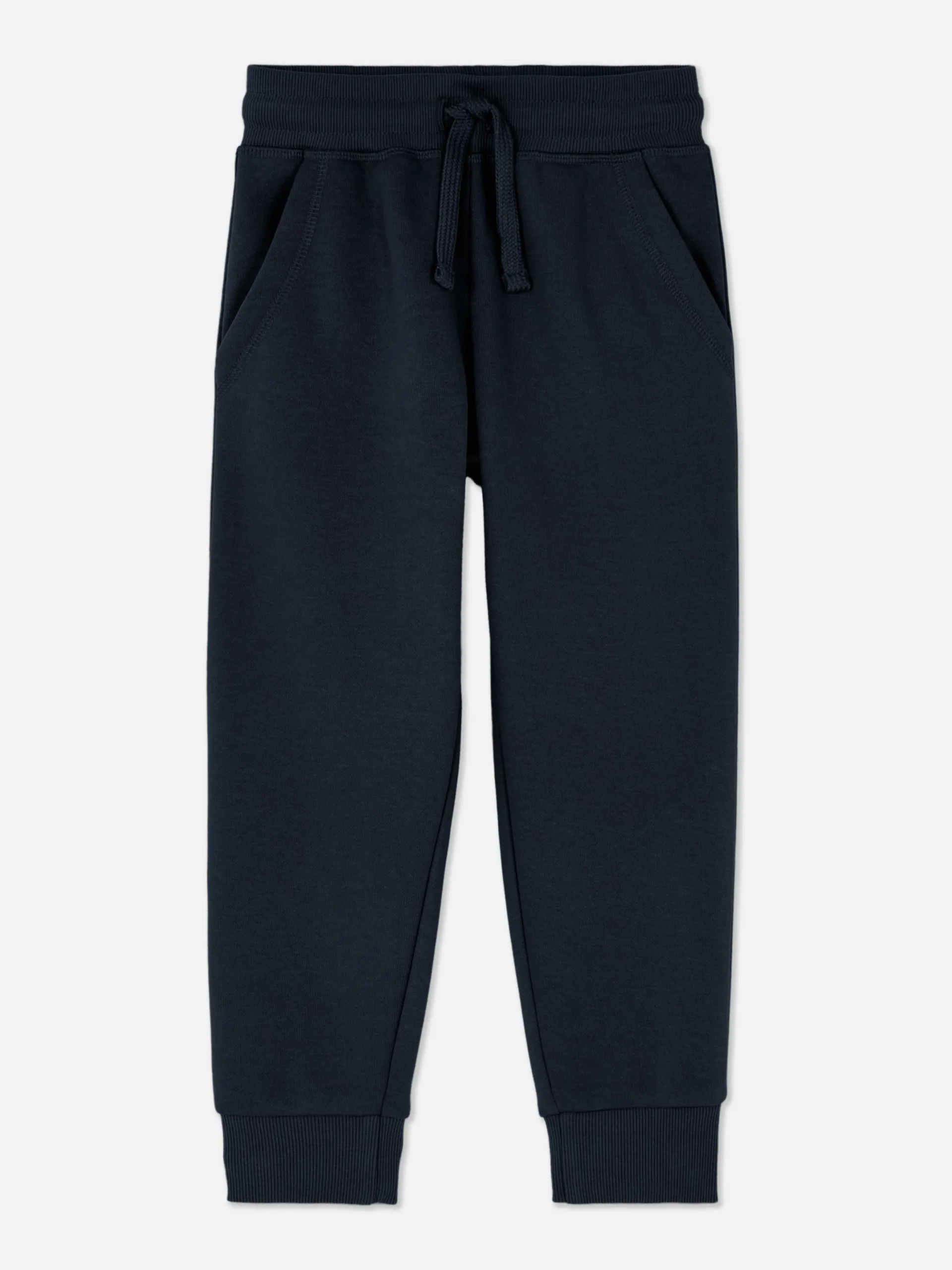 Bas De Jogging|Primark Bas De Jogging à Revers Et Cordon De Serrage Bleu marine