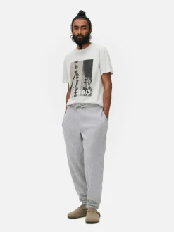 Bas De Jogging|Primark Bas De Jogging à Taille Et Chevilles élastiquées Gris