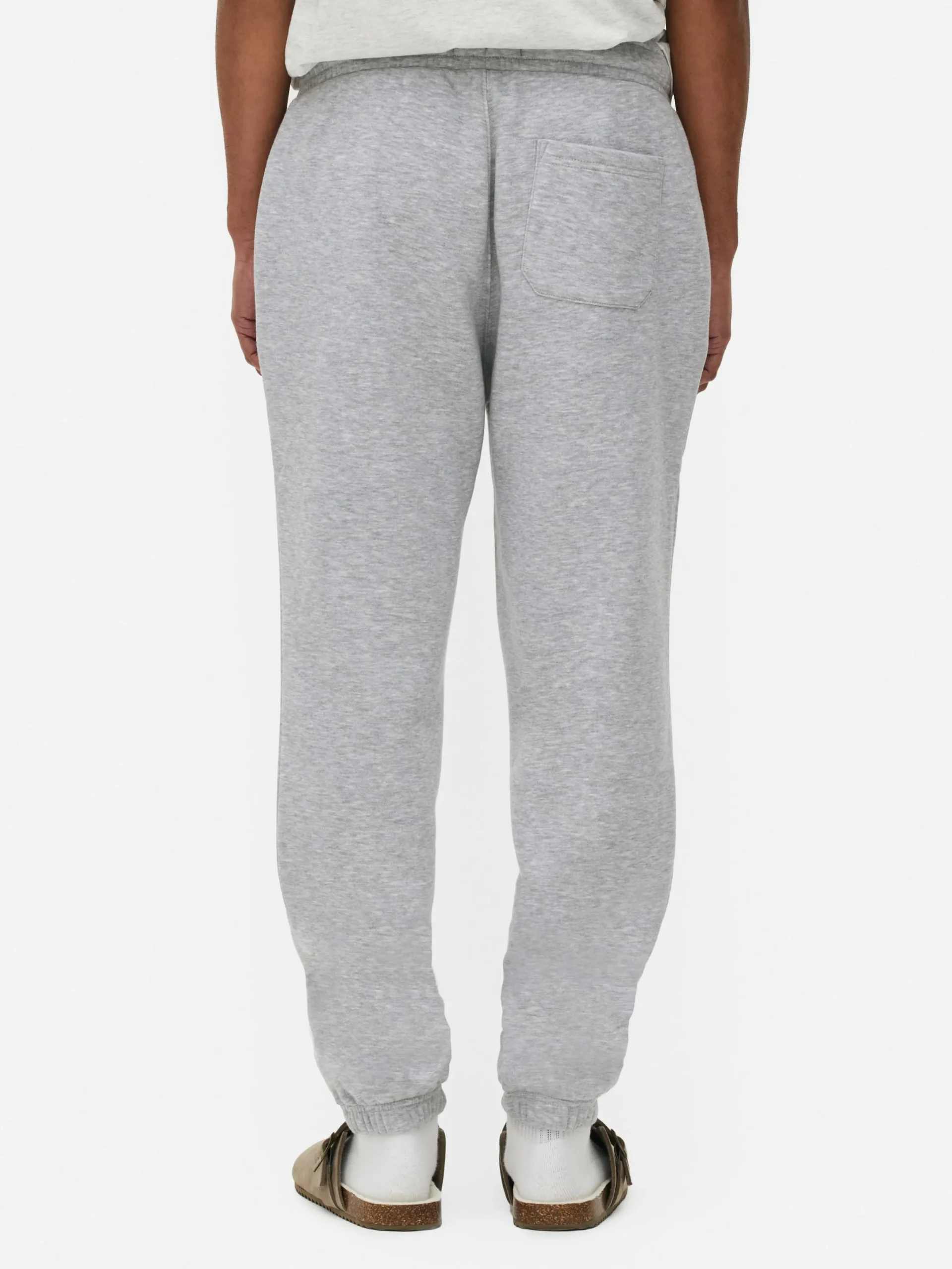Bas De Jogging|Primark Bas De Jogging à Taille Et Chevilles élastiquées Gris