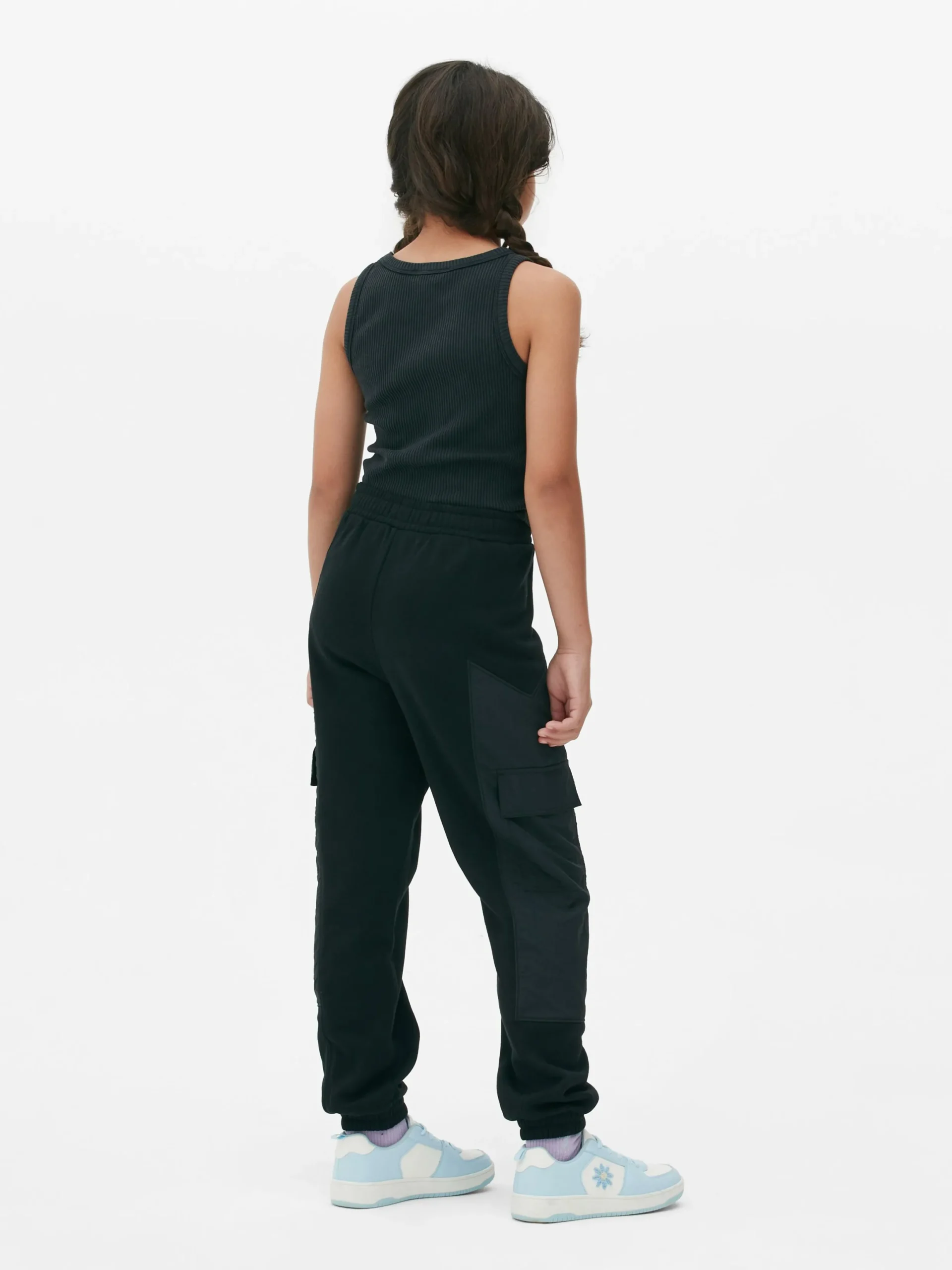 Bas De Jogging|Primark Bas De Jogging Cargo Resserré à La Cheville Noir
