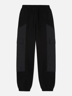 Bas De Jogging|Primark Bas De Jogging Cargo Resserré à La Cheville Noir