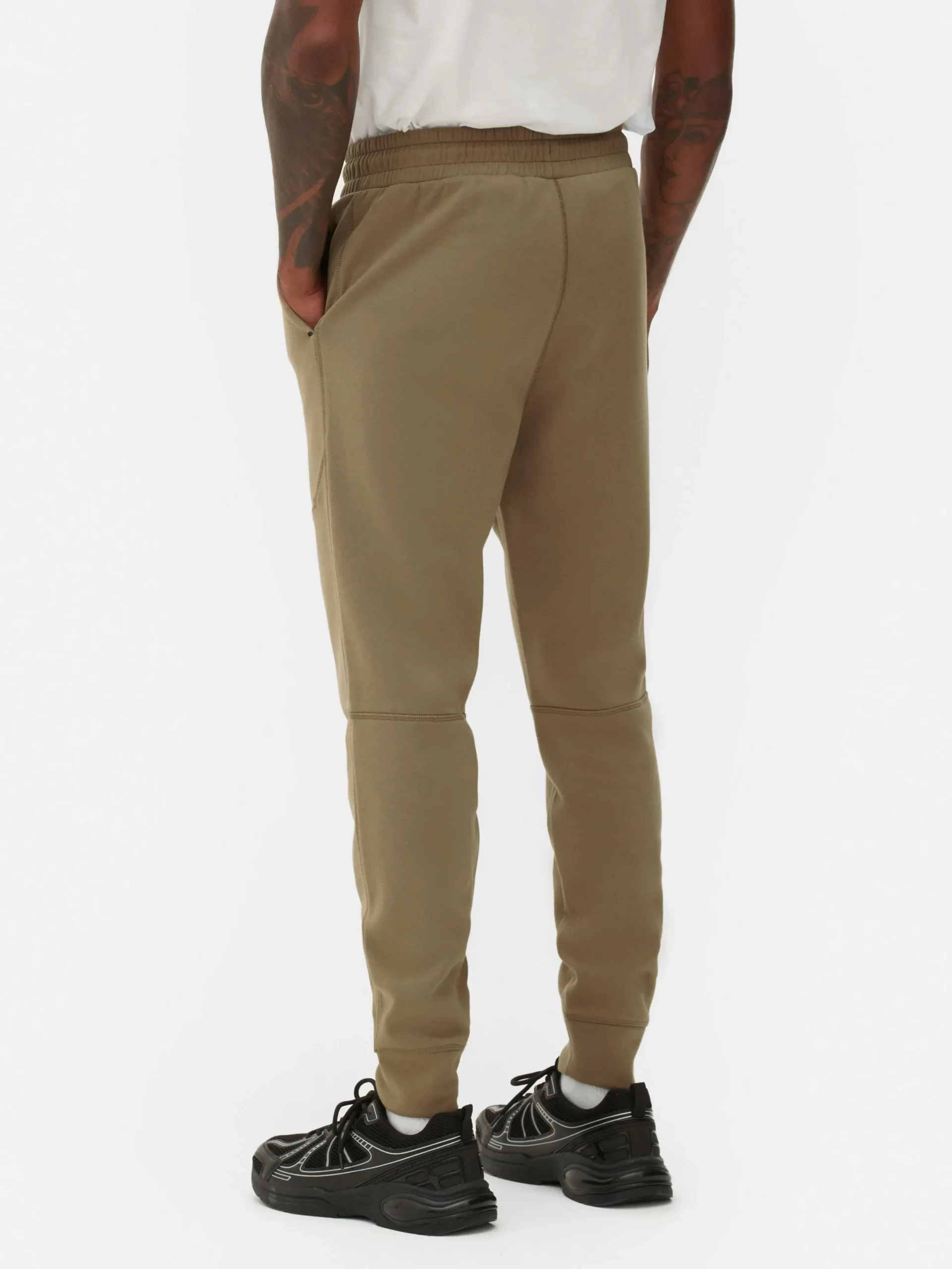 Vêtements De Sport|Bas De Jogging|Primark Bas De Jogging Contrecollé Coupe Slim Grège