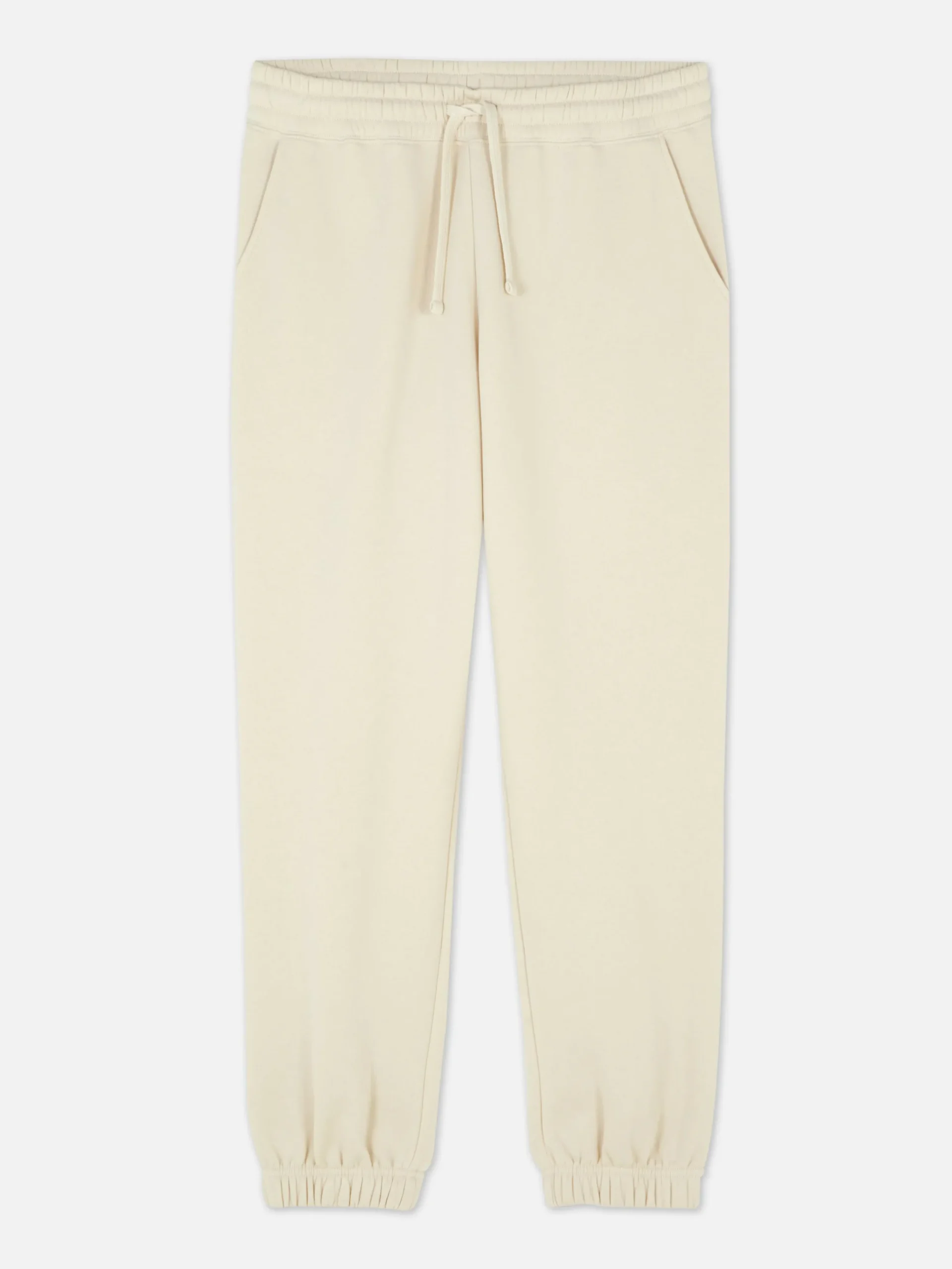 Bas De Jogging|Primark Bas De Jogging Coupe Droite Essential Crème