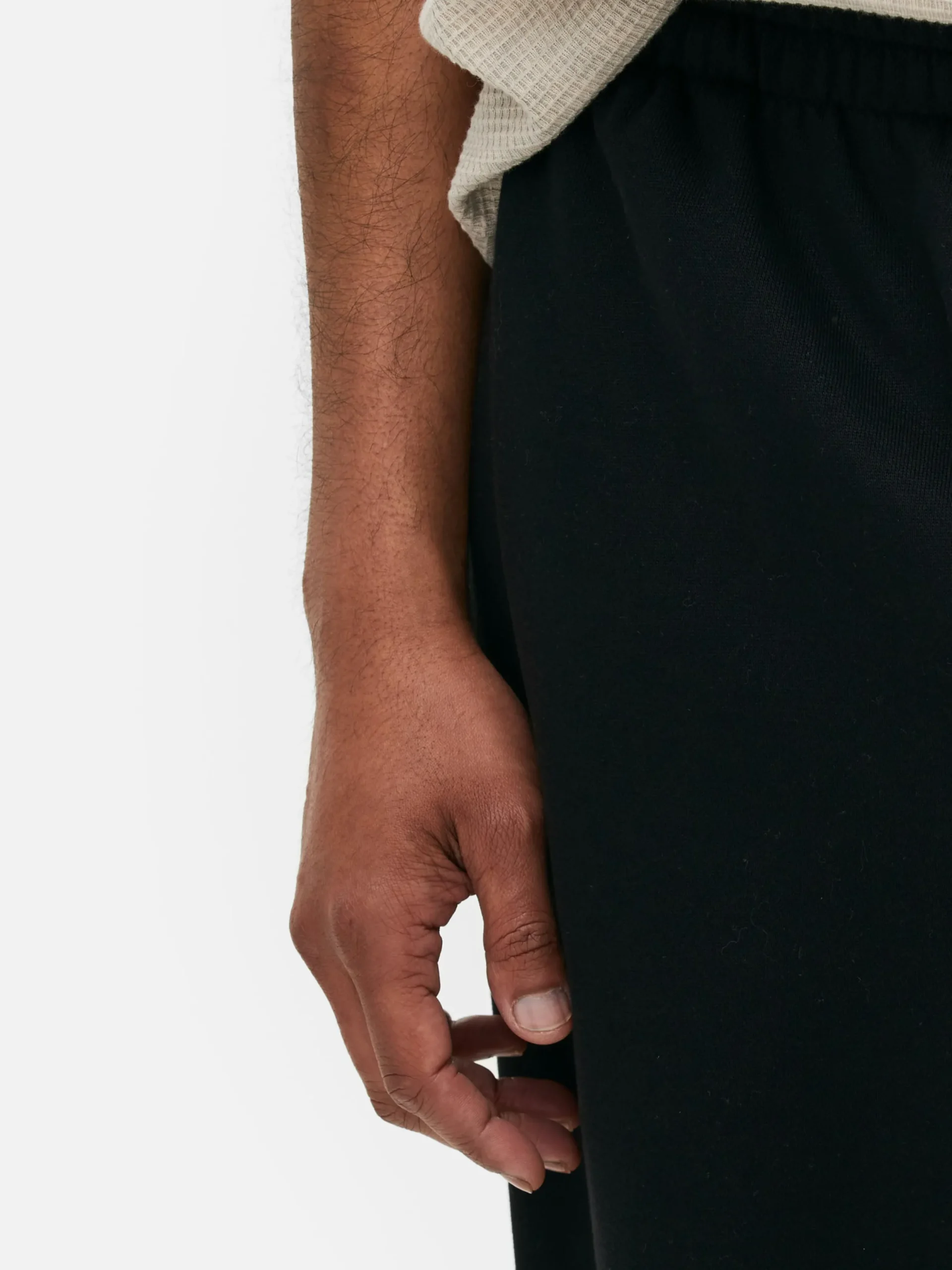 Bas De Jogging|Primark Bas De Jogging Coupe Droite Essential Noir
