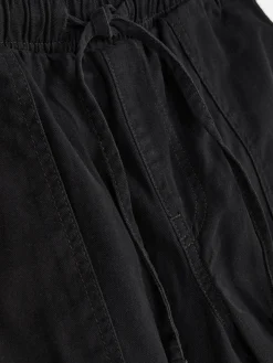 Denim|Bas De Jogging|Primark Bas De Jogging En Denim Avec Cordon De Serrage Noir