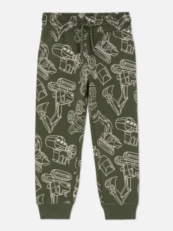 Bas De Jogging|Primark Bas De Jogging Graphique Avec Cordon De Serrage à Coordonner Kaki