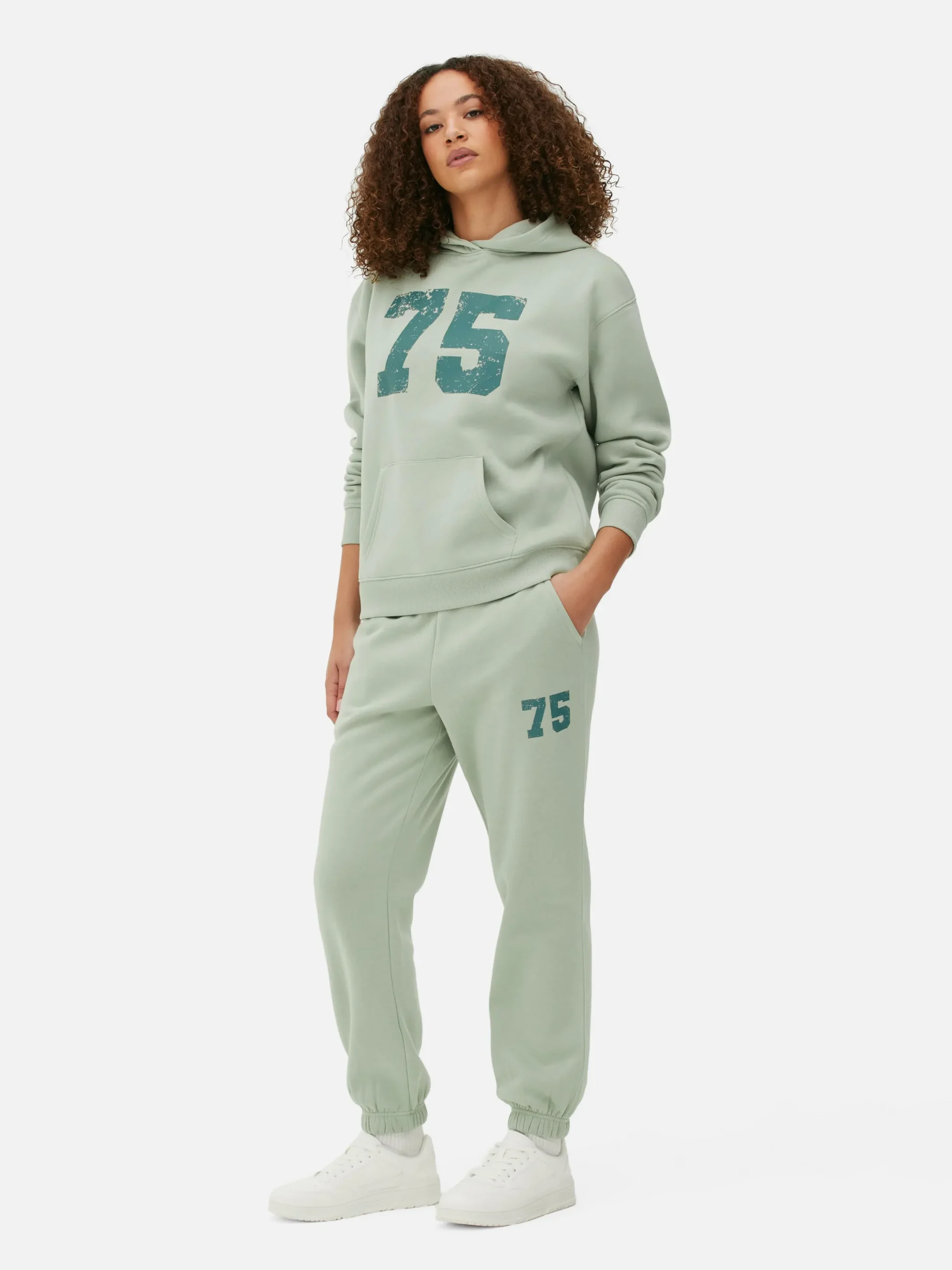 Bas De Jogging|Primark Bas De Jogging Graphique Avec Cordon De Serrage à Coordonner Vert