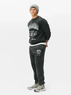 Bas De Jogging|Primark Bas De Jogging NFL Las Vegas Raiders à Coordonner Anthracite
