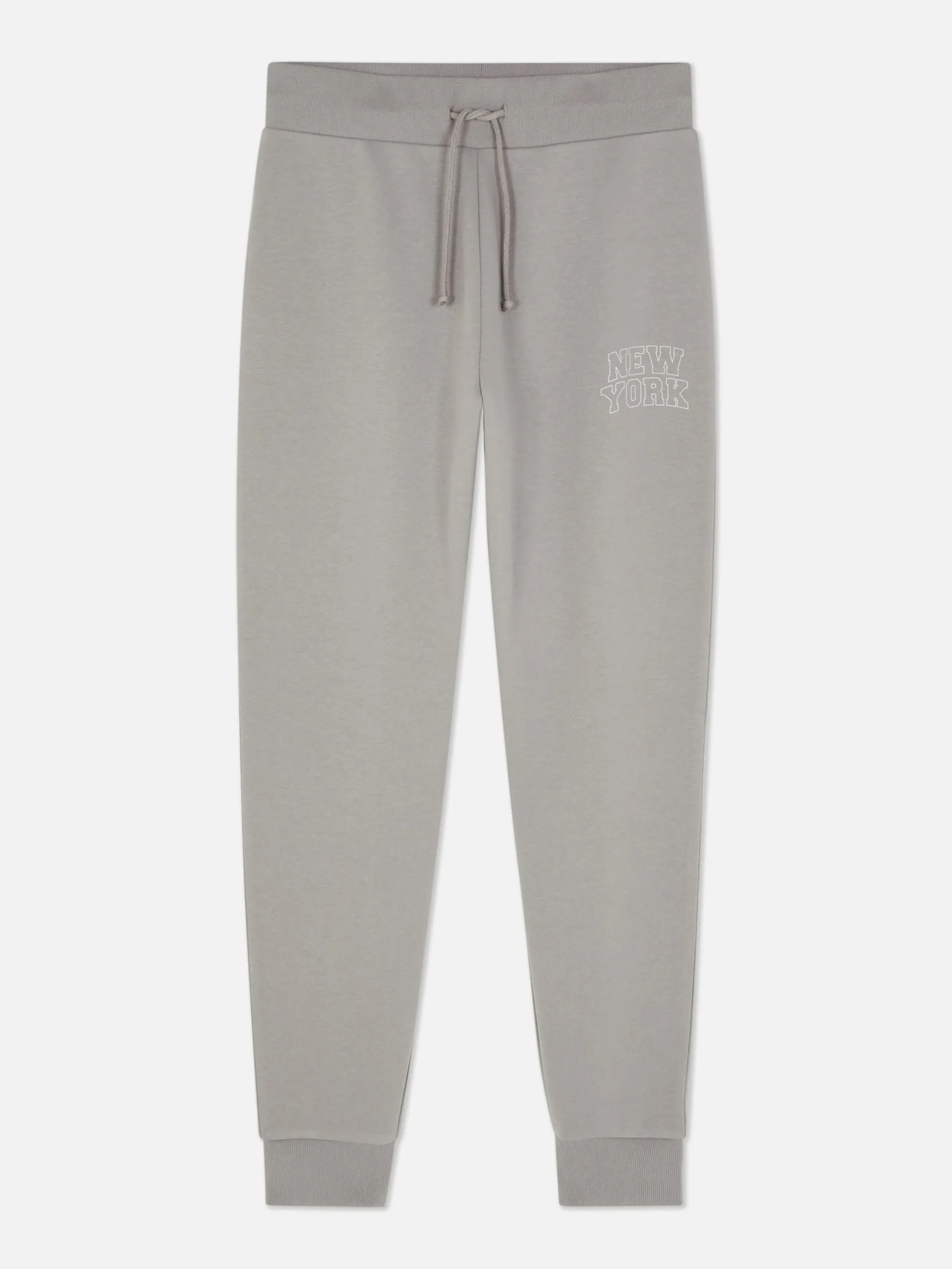 Bas De Jogging|Primark Bas De Jogging Skinny Graphique Gris