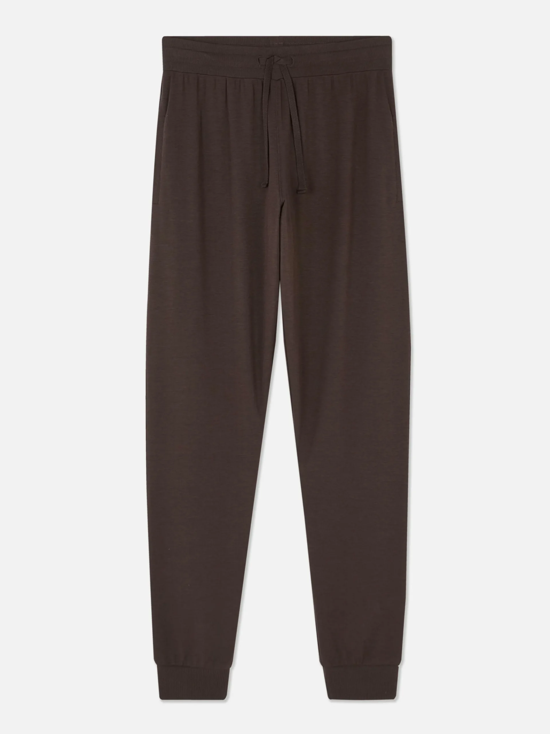 Bas De Pyjama|Primark Bas De Pyjama Confortable à Cordon De Serrage à Coordonner Marron foncé