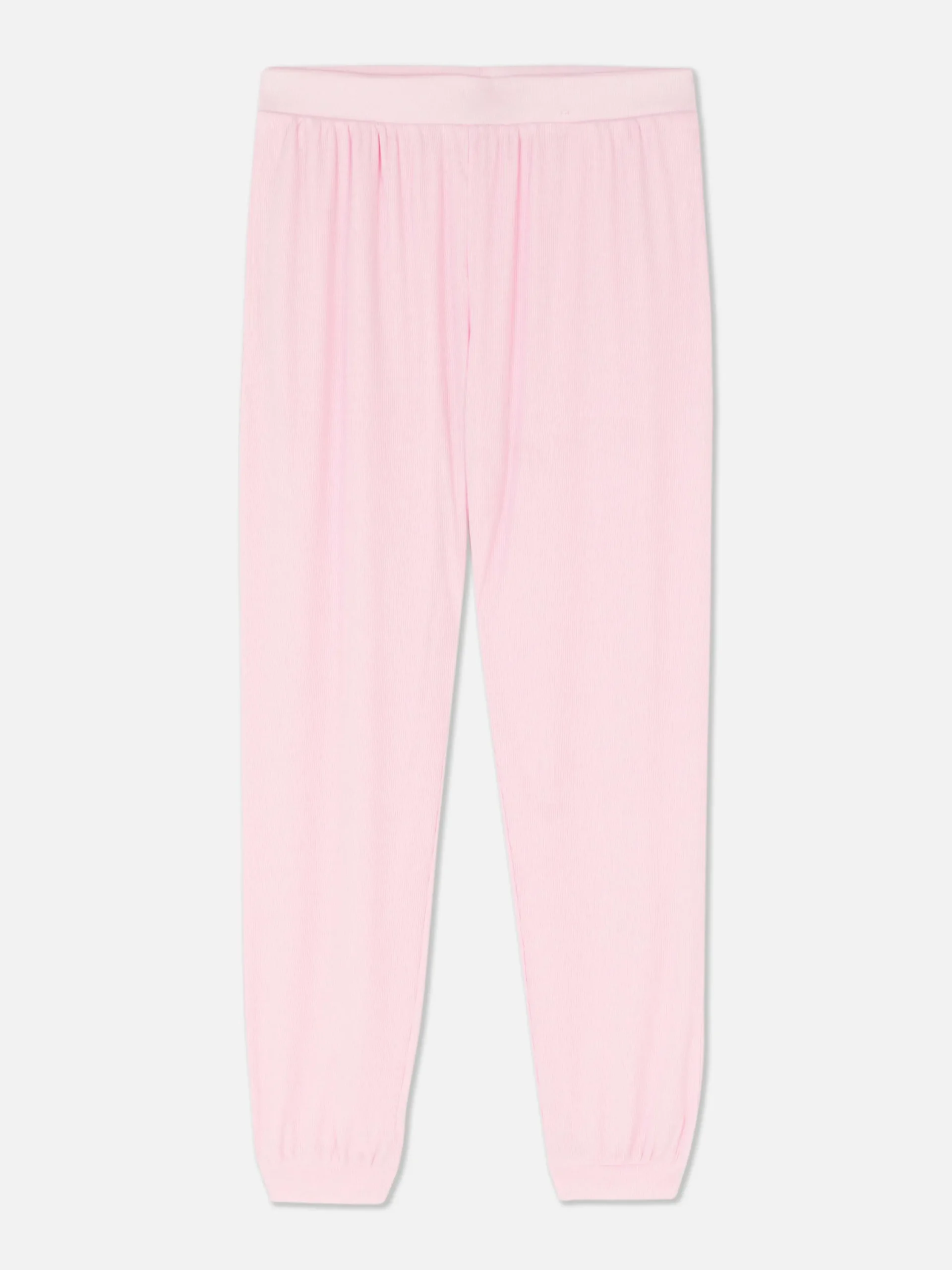 Bas De Pyjama|Primark Bas De Pyjama Côtelé à Revers Rose clair