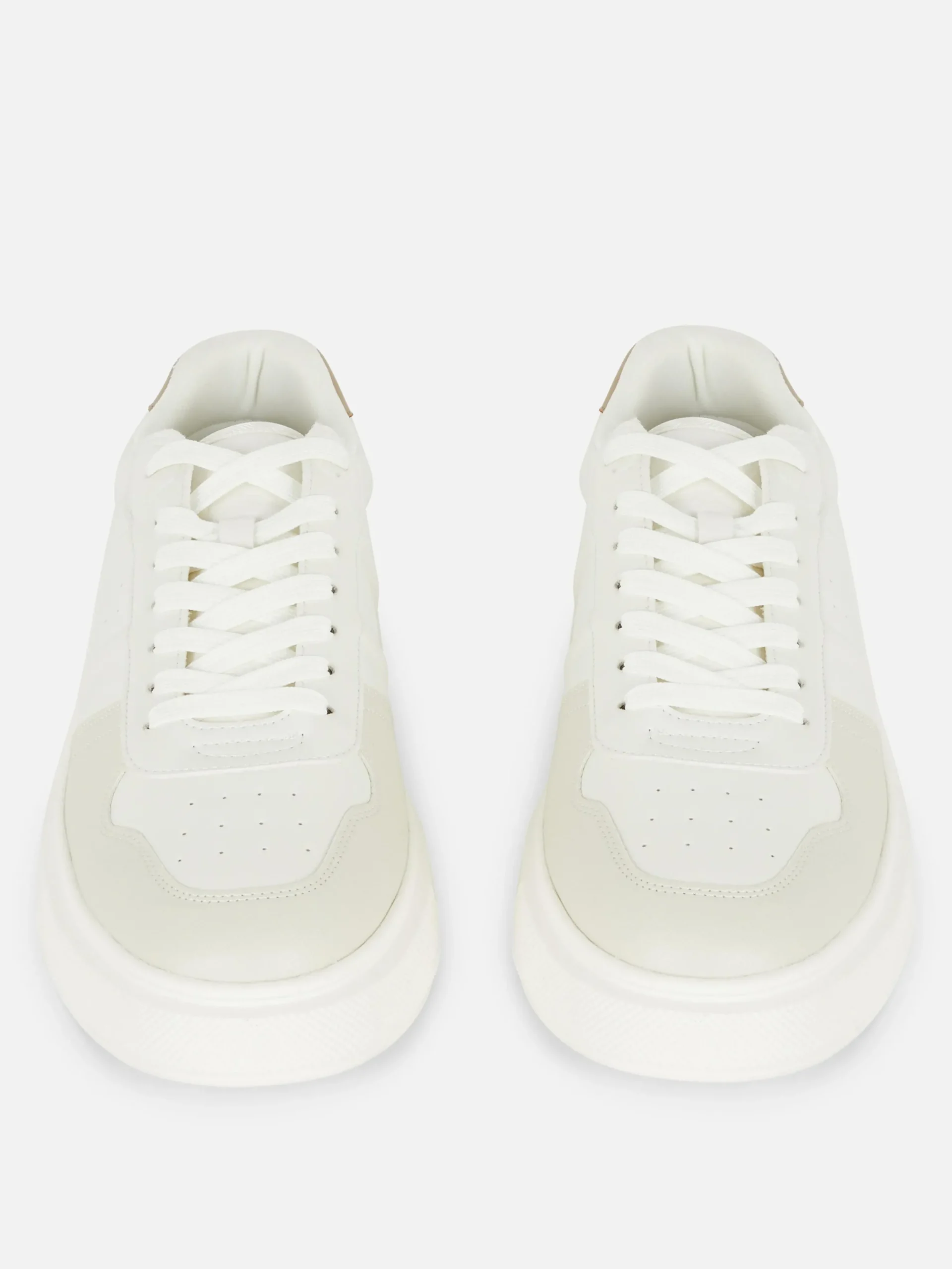 Baskets|Primark Baskets Basses à Lacets Kem Blanc