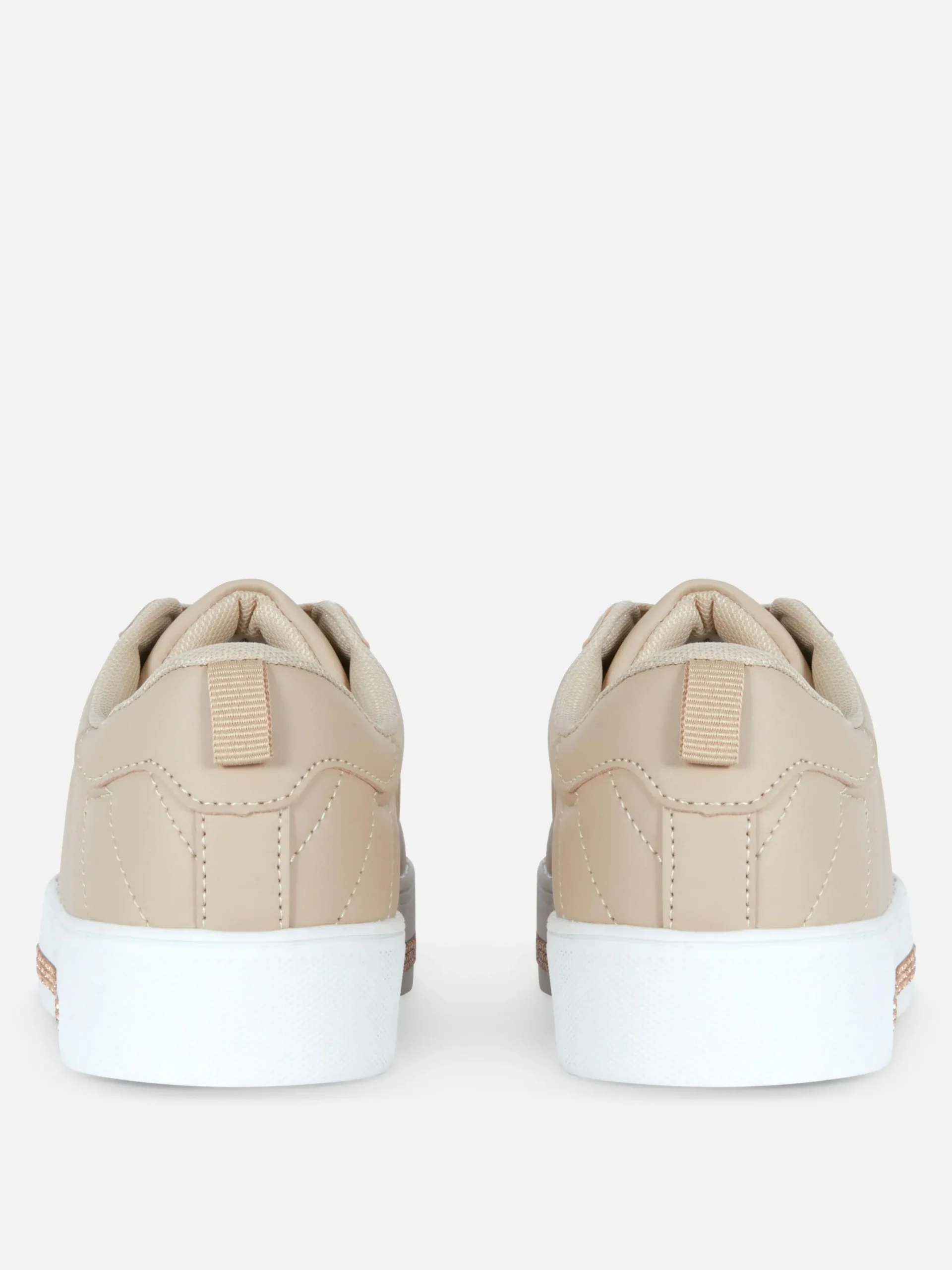 Baskets|Primark Baskets Basses à Strass Beige