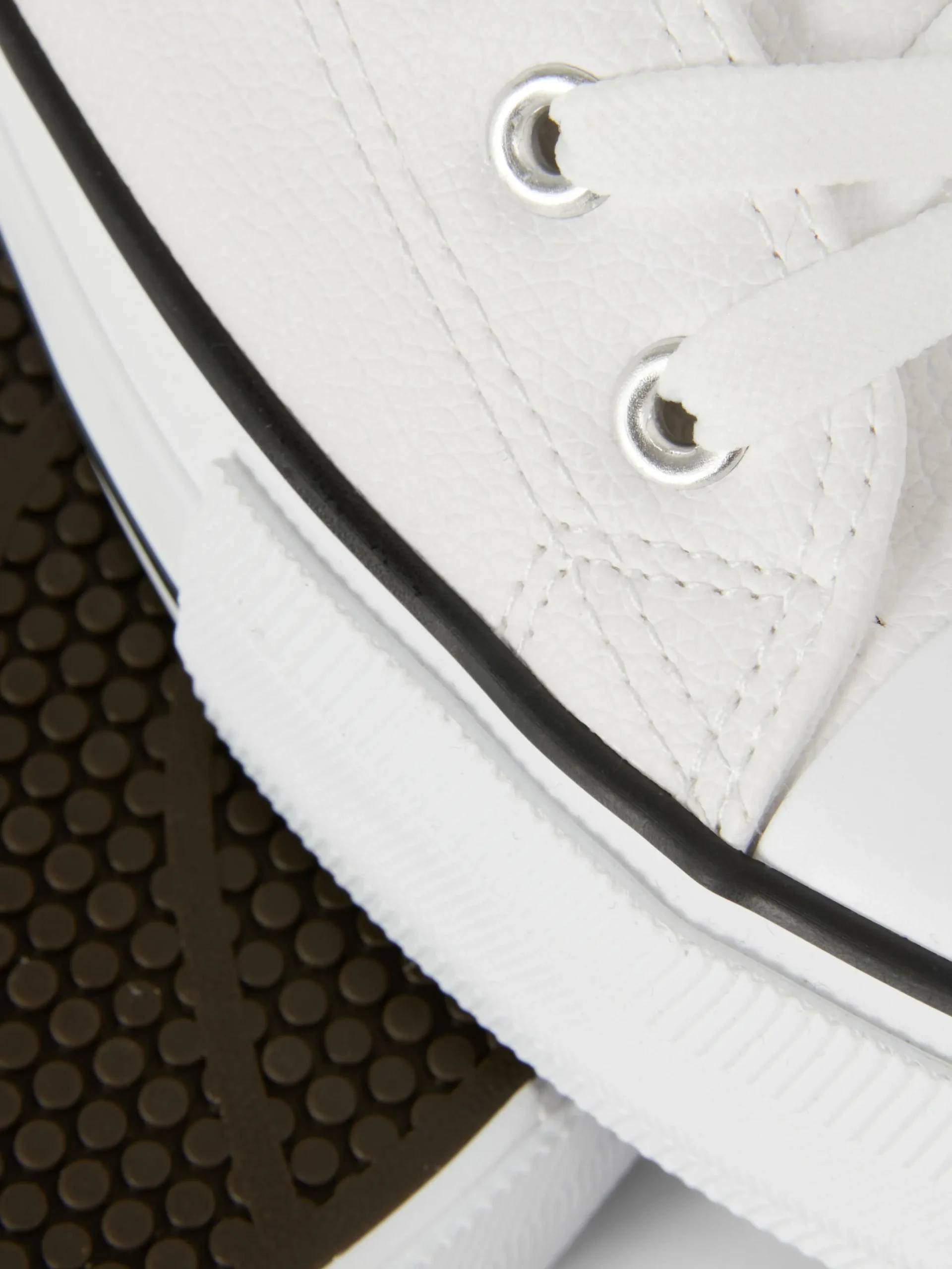 Baskets|Primark Baskets Basses Compensées En Simili Cuir Blanc