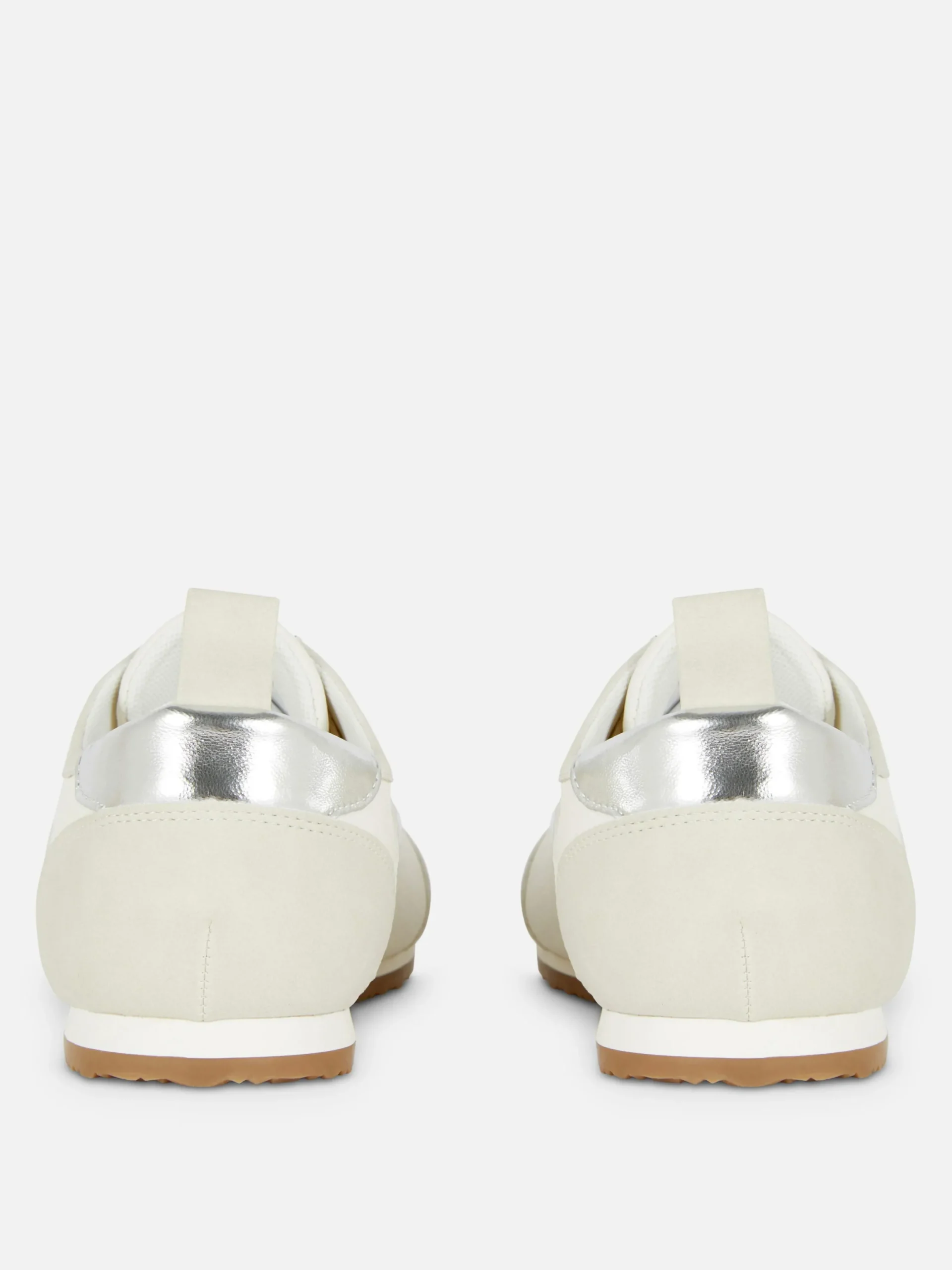 Baskets|Primark Baskets Basses De Tennis à Lacets Argent