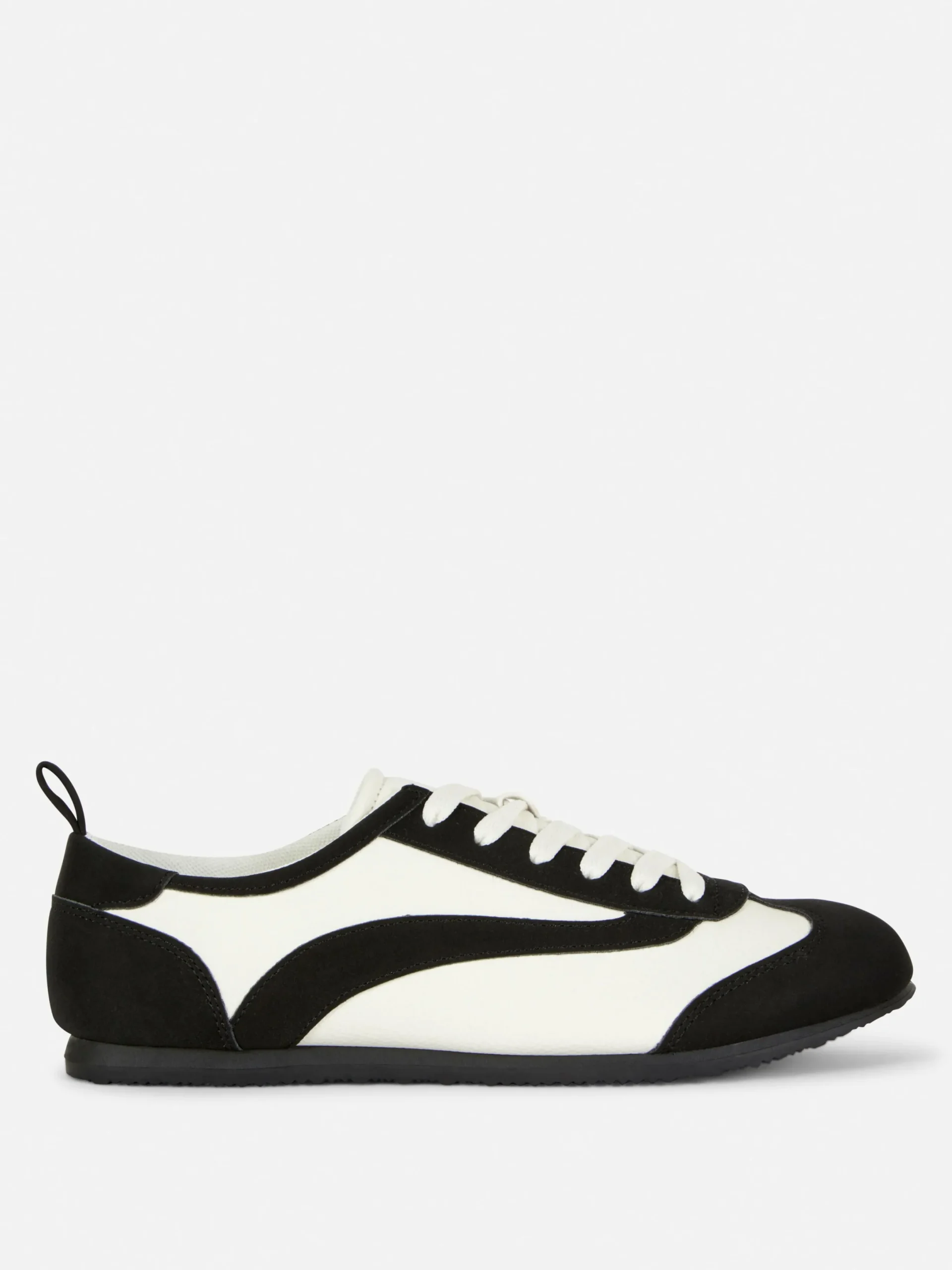 Baskets|Primark Baskets Basses De Tennis à Lacets Noir