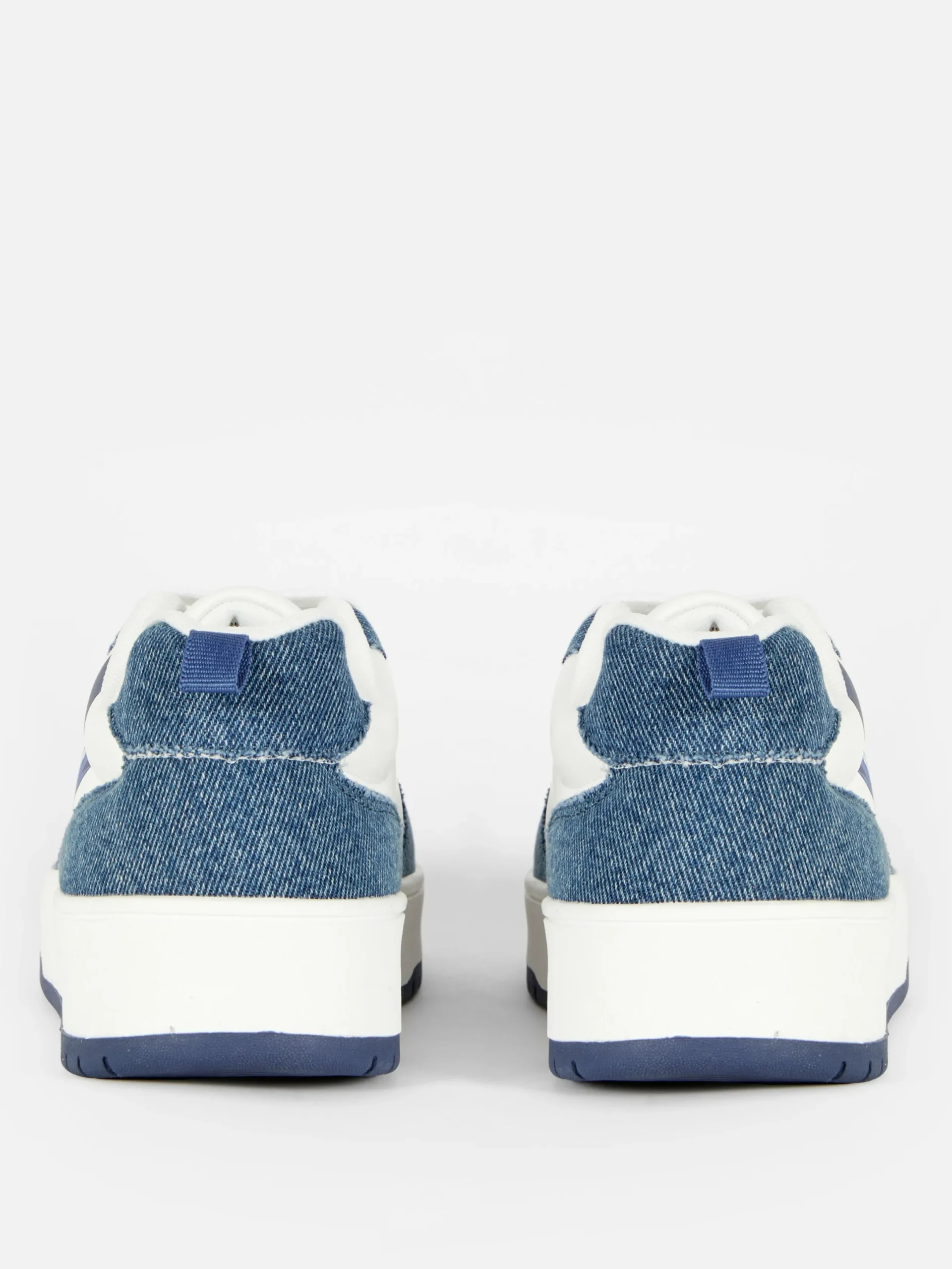 Baskets|Denim|Primark Baskets Basses En Denim Disney Lilo & Stitch Bleu