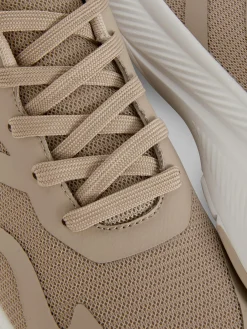 Baskets|Primark Baskets Basses En Maille Moka