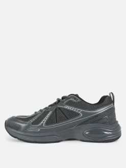 Baskets|Vêtements De Sport|Primark Baskets De Sport Basses à Empiècements Anthracite