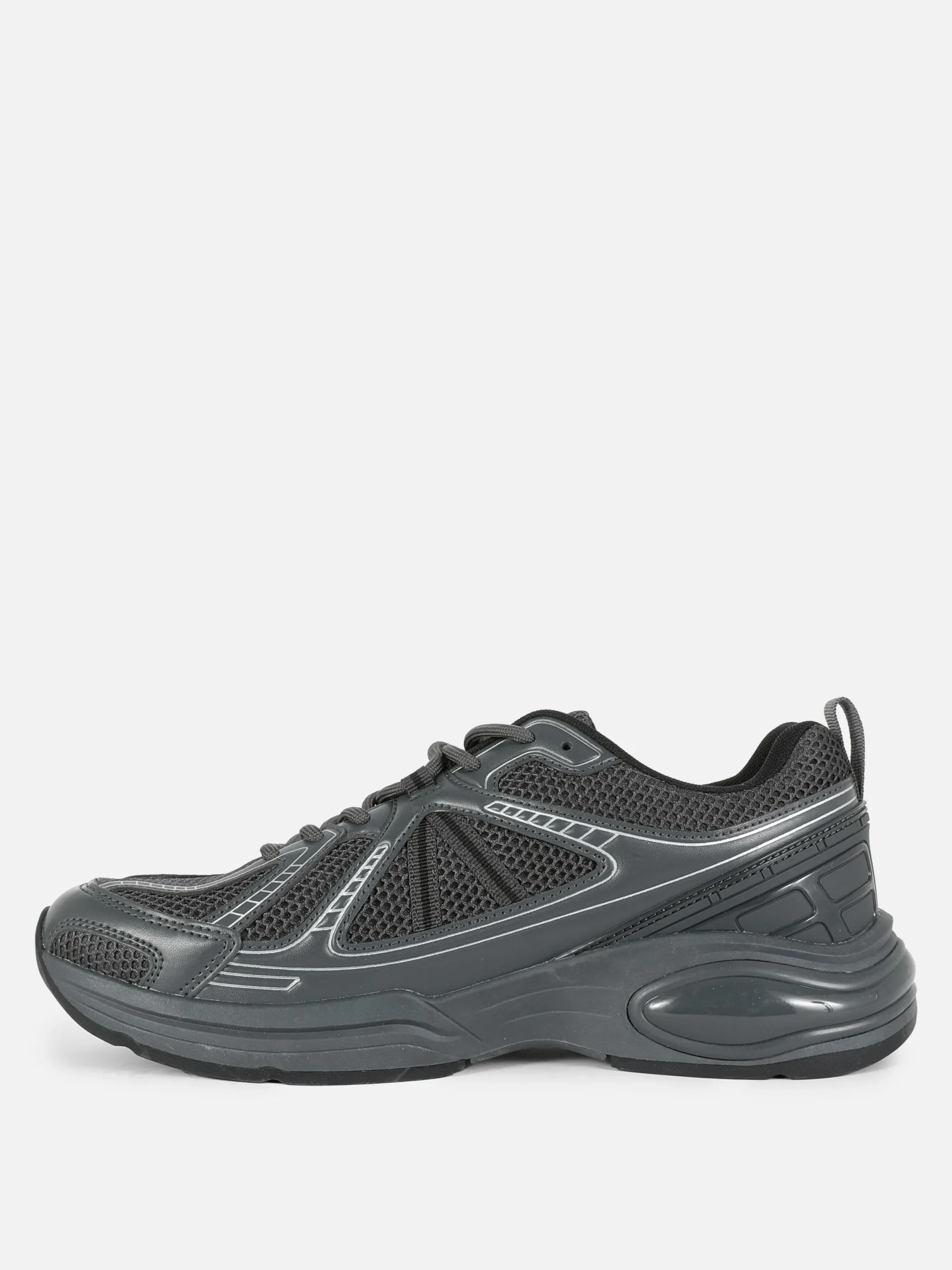 Baskets|Vêtements De Sport|Primark Baskets De Sport Basses à Empiècements Anthracite