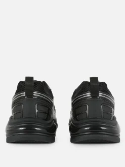 Baskets|Vêtements De Sport|Primark Baskets De Sport Basses à Empiècements Noir