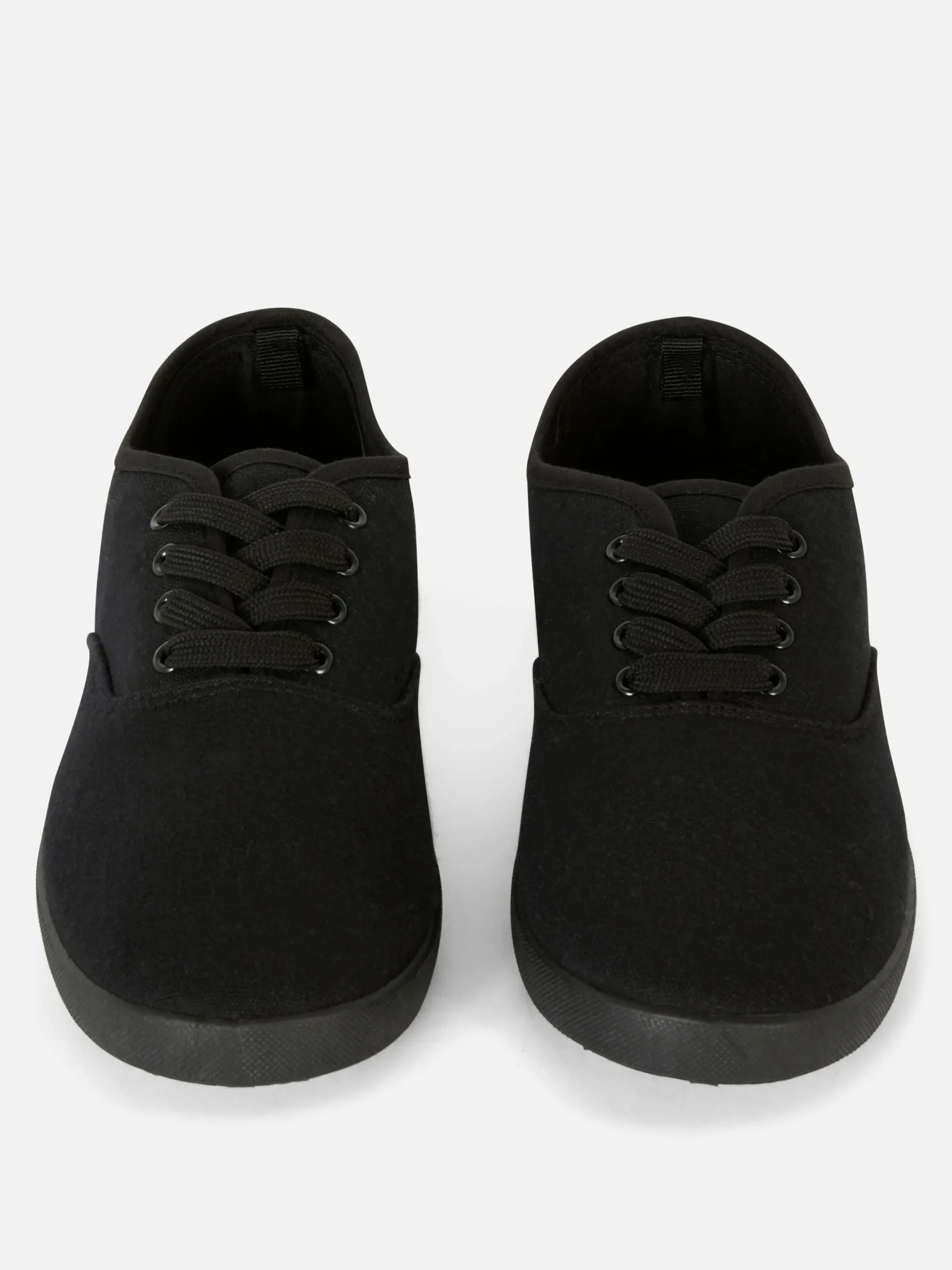 Baskets|Primark Baskets En Toile à Lacets Noir