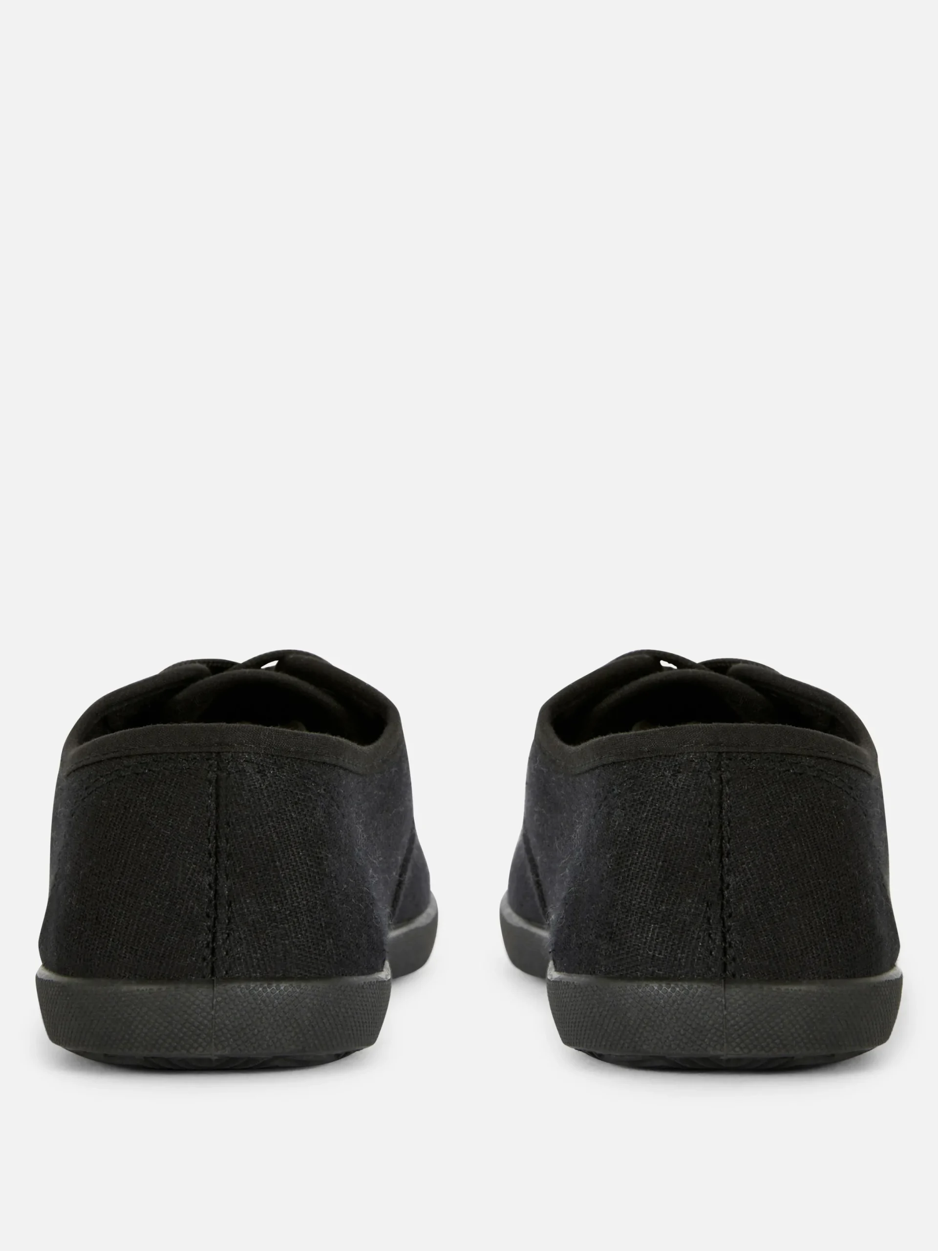 Baskets|Primark Baskets En Toile à Lacets Noir