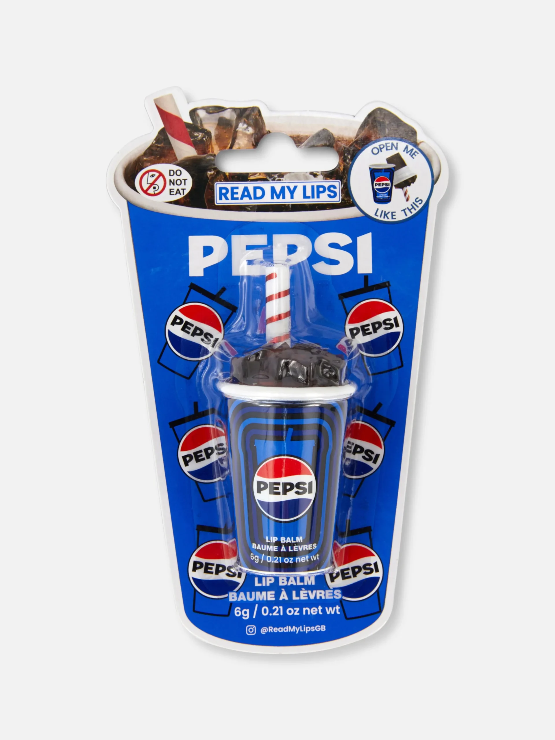 Baume À Lèvres Et Soins Des Lèvres|Primark Baume à Lèvres Gobelet Pepsi Turquoise