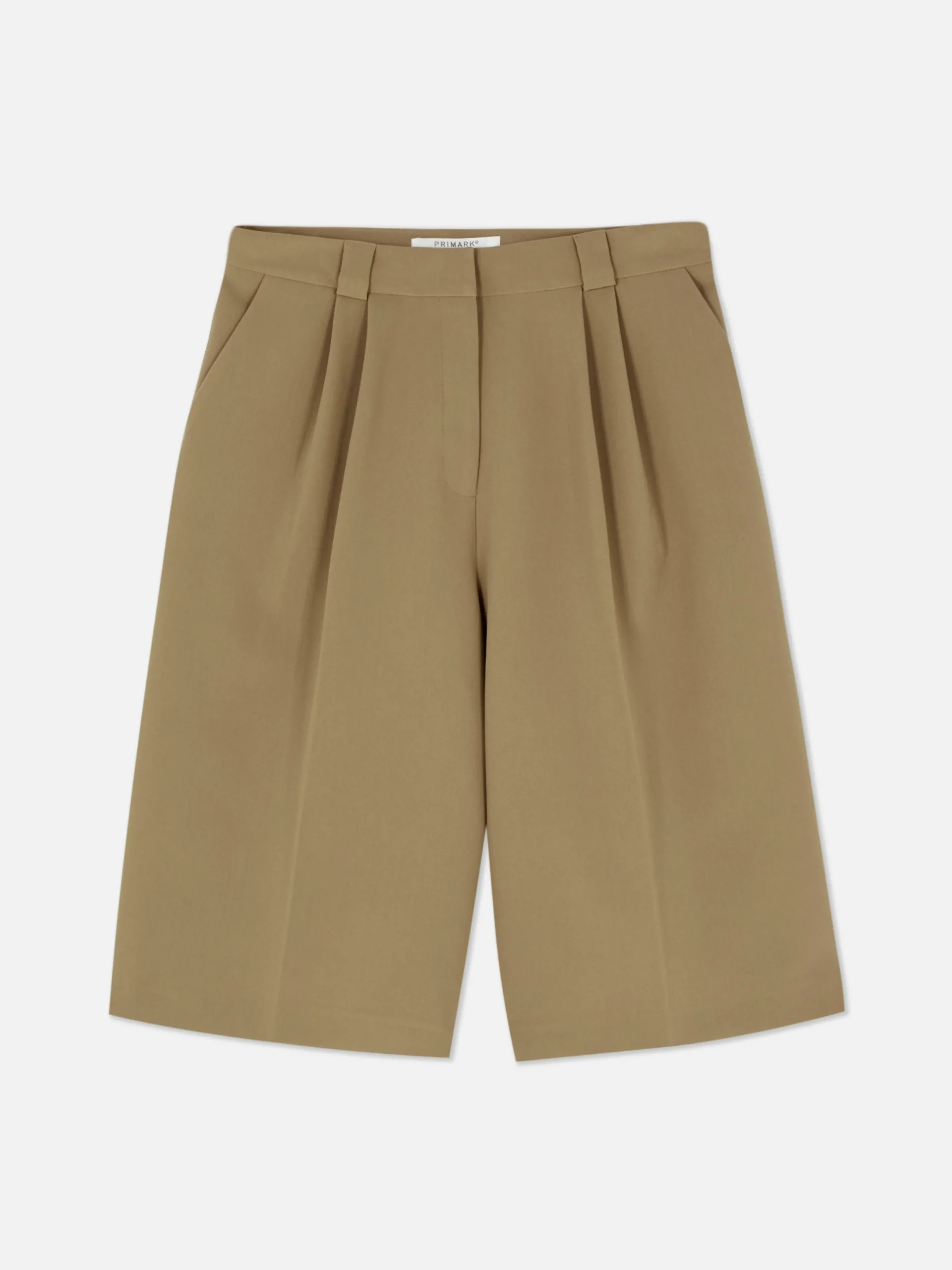 Shorts|Primark Bermuda Long Ajusté Camel