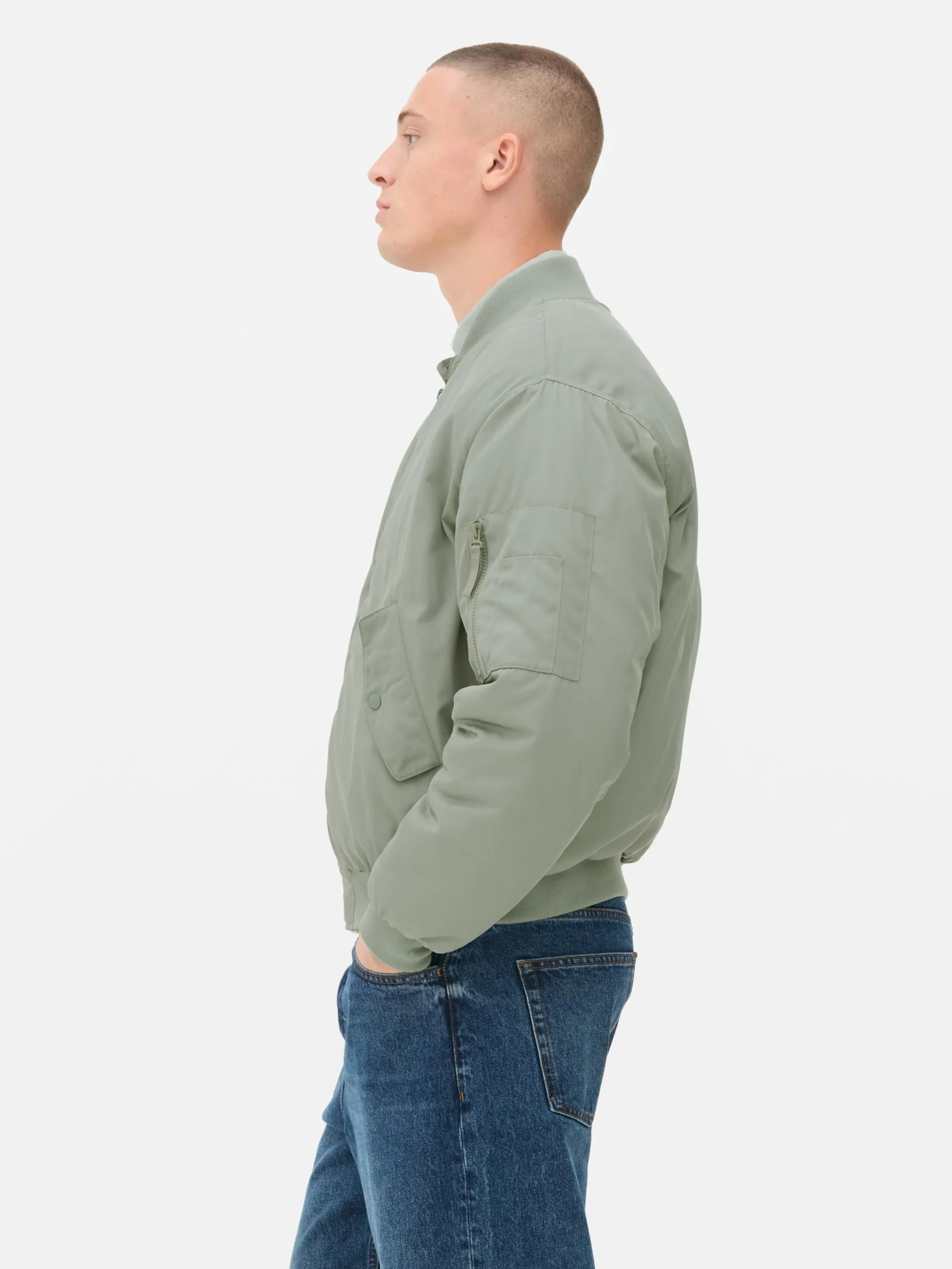 Manteaux Et Vestes|Primark Blouson Bomber Classique Kaki