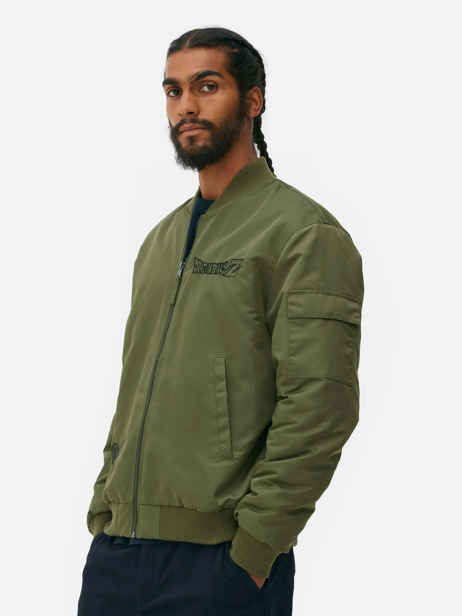 Manteaux Et Vestes|Primark Blouson Bomber Dragon Ball Z Shenron Kaki