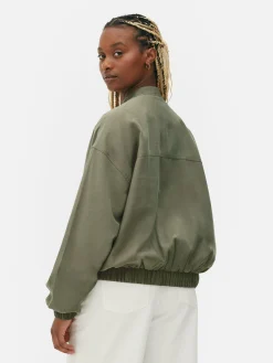Manteaux Et Vestes|Primark Blouson Bomber Souple Taupe