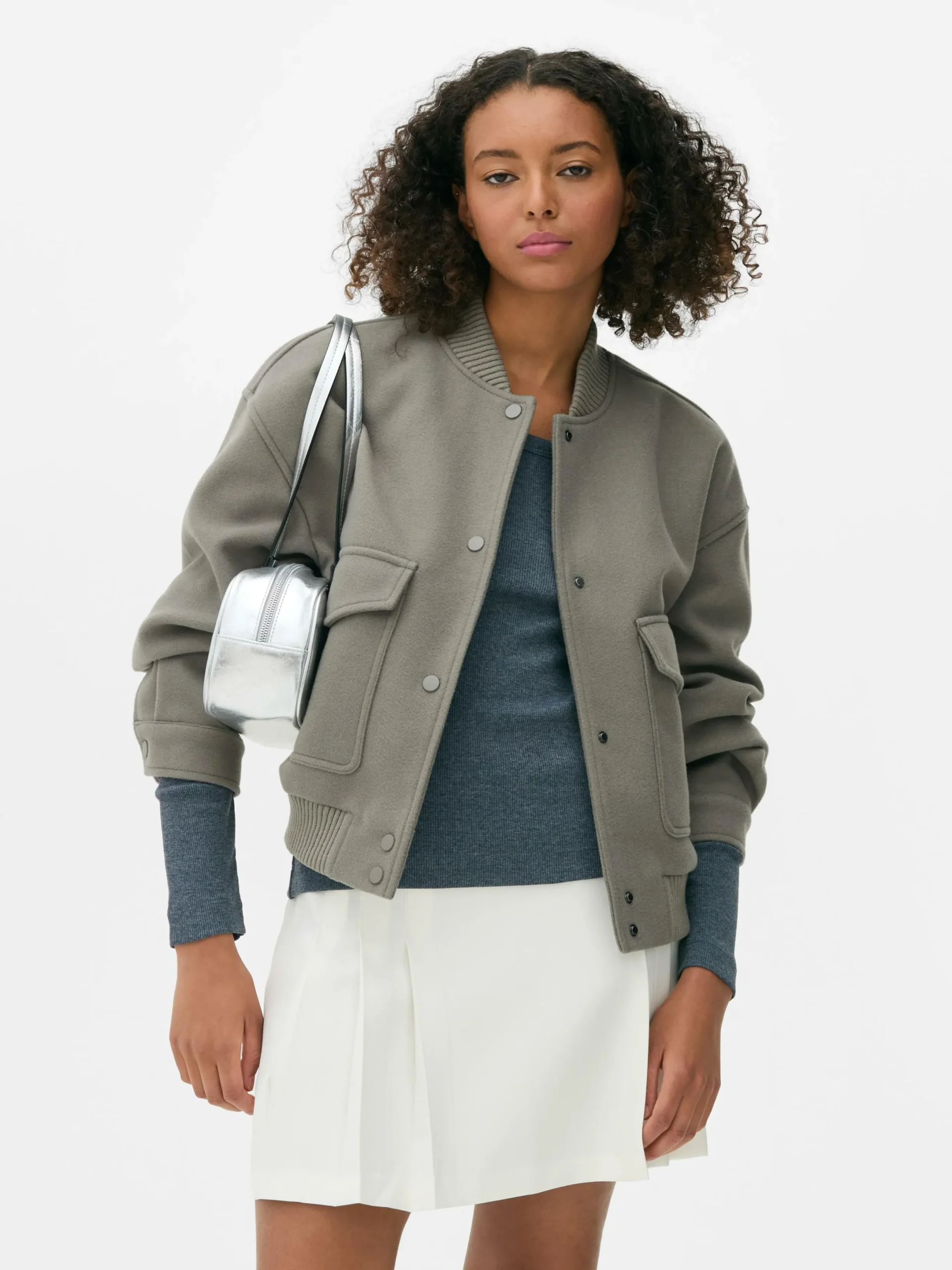 Manteaux Et Vestes|Primark Blouson Bomber Souple Vert
