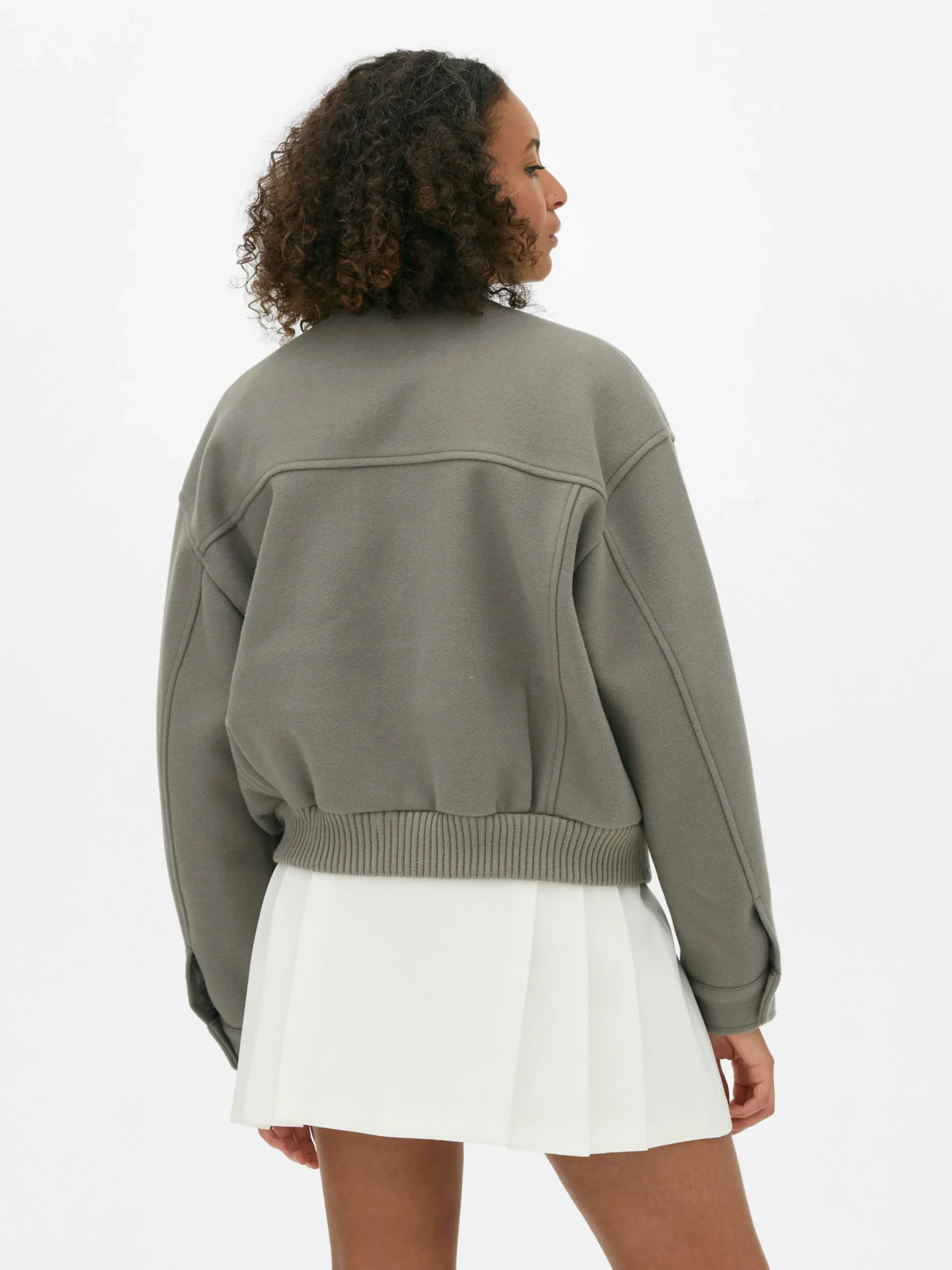 Manteaux Et Vestes|Primark Blouson Bomber Souple Vert