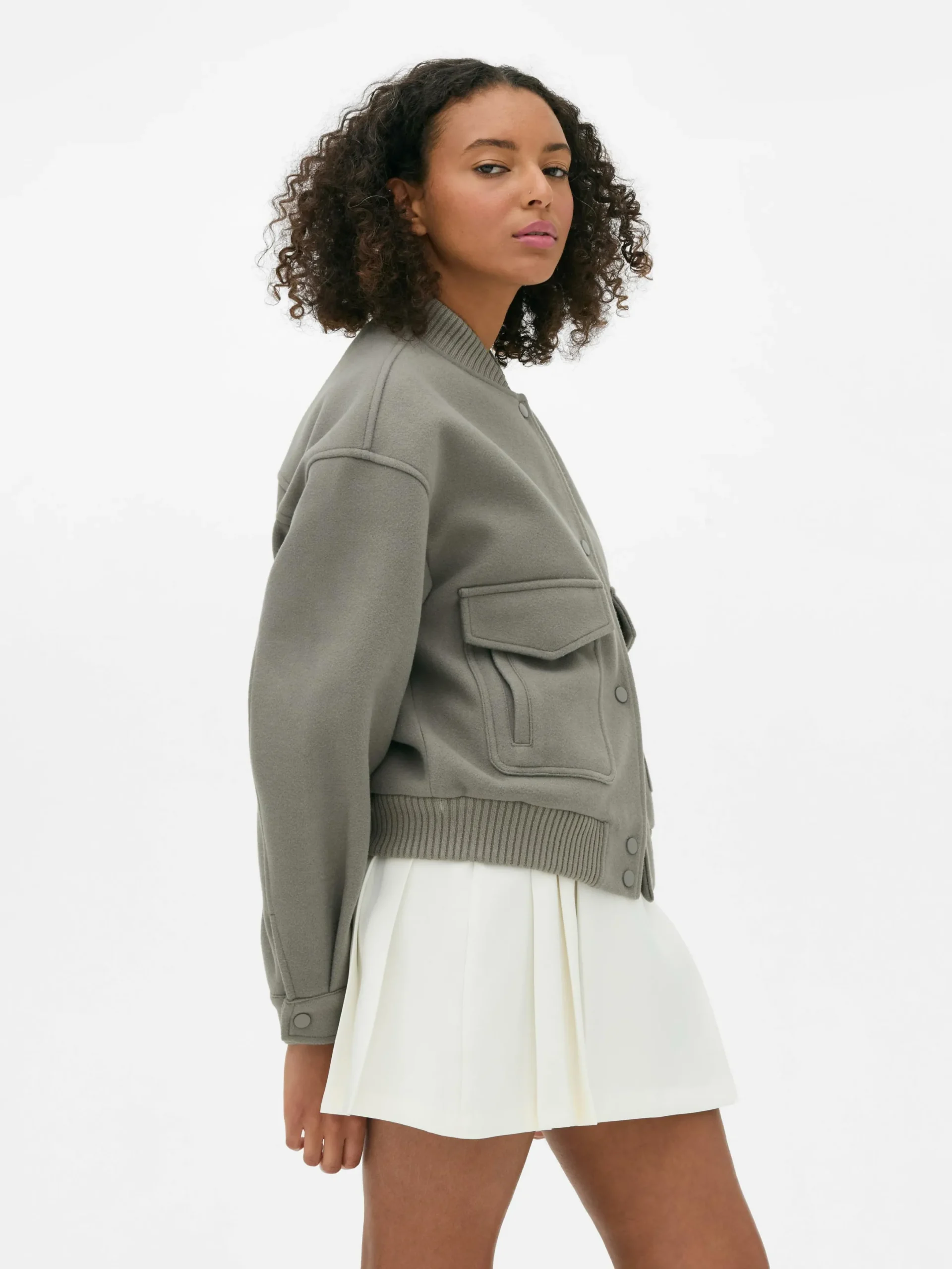Manteaux Et Vestes|Primark Blouson Bomber Souple Vert