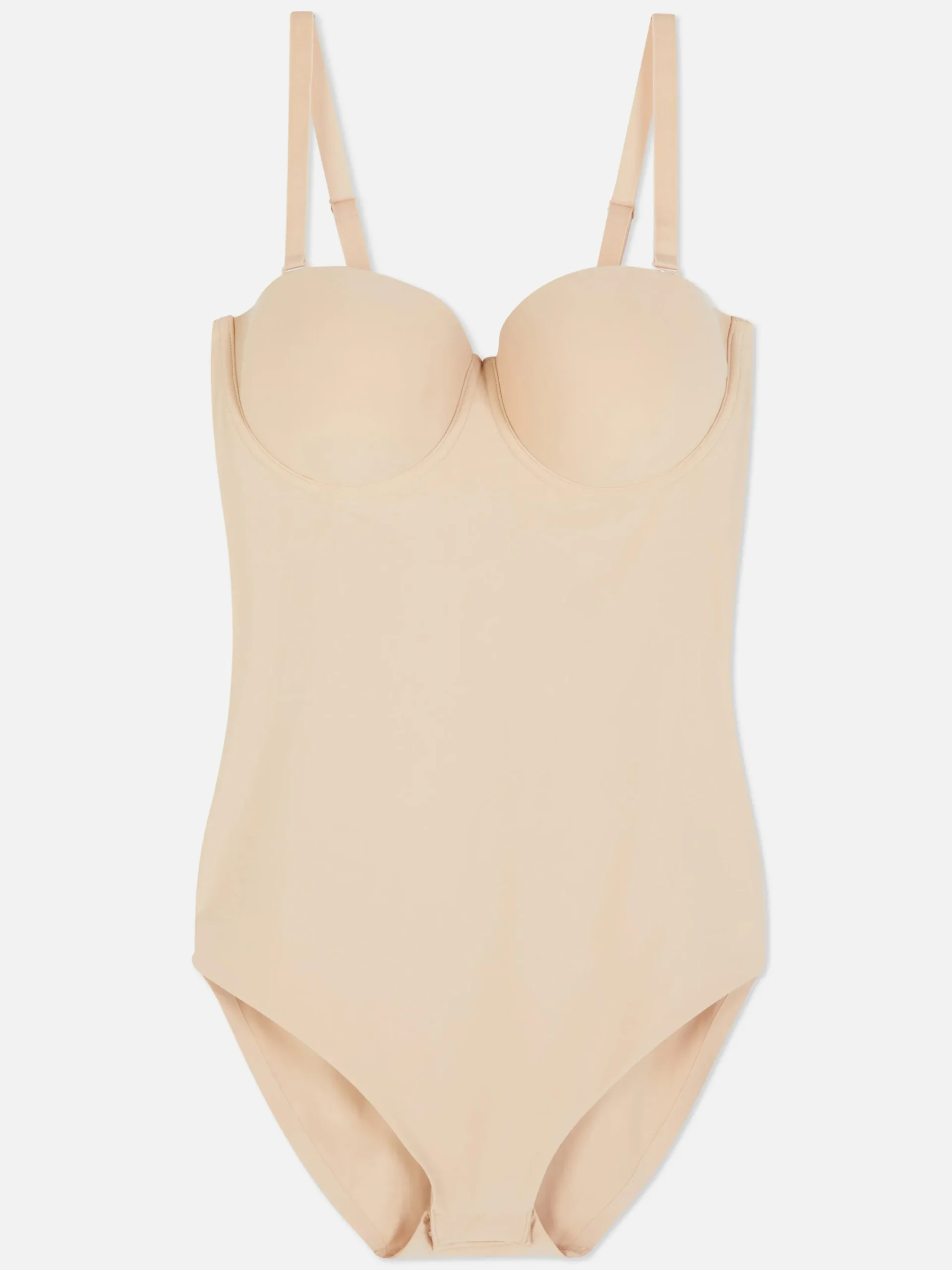 Sous-Vêtements Gainants|Primark Body Gainant En Lycra Avec Bonnets Intégrés Taupe