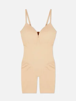 Sous-Vêtements Gainants|Primark Body Gainant Mi-cuisses à Bonnets Taupe