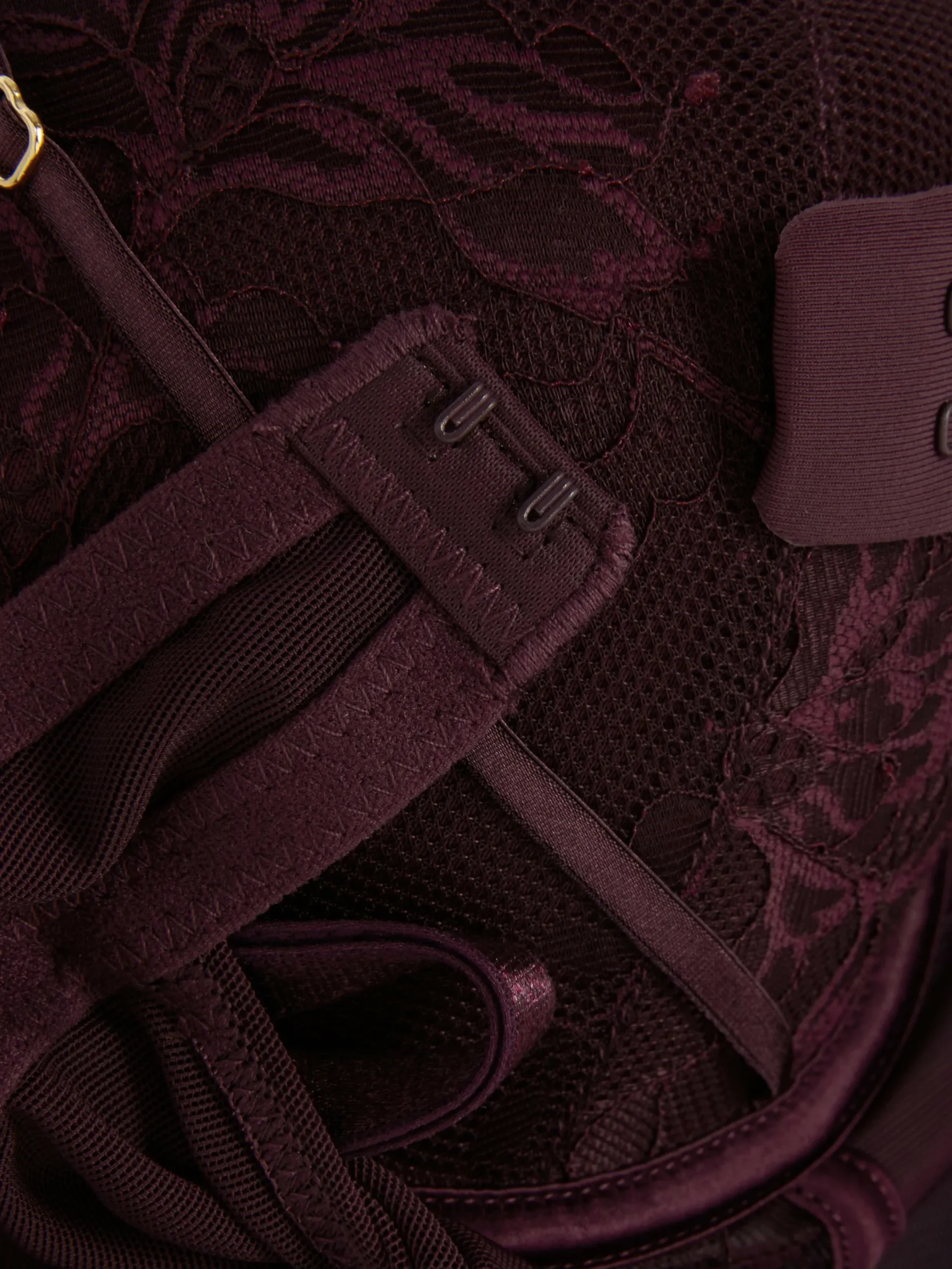 Ensembles Lingerie|Primark Body Push-up En Dentelle à Bretelles Bordeaux