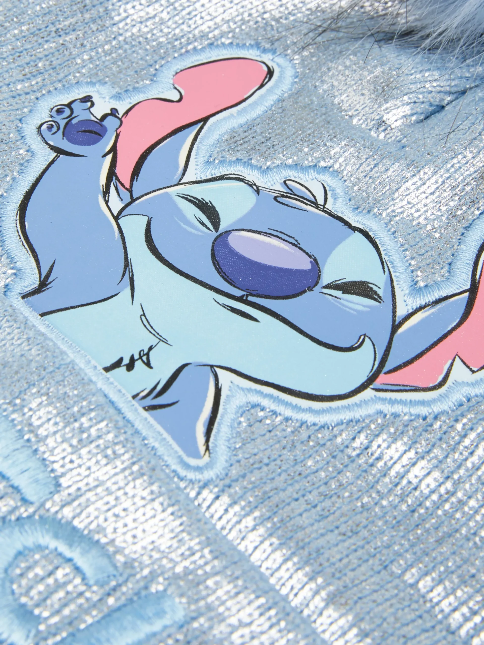 Chapeaux, Gants Et Écharpes|Primark Bonnet à Pompon Disney Lilo & Stitch Argent