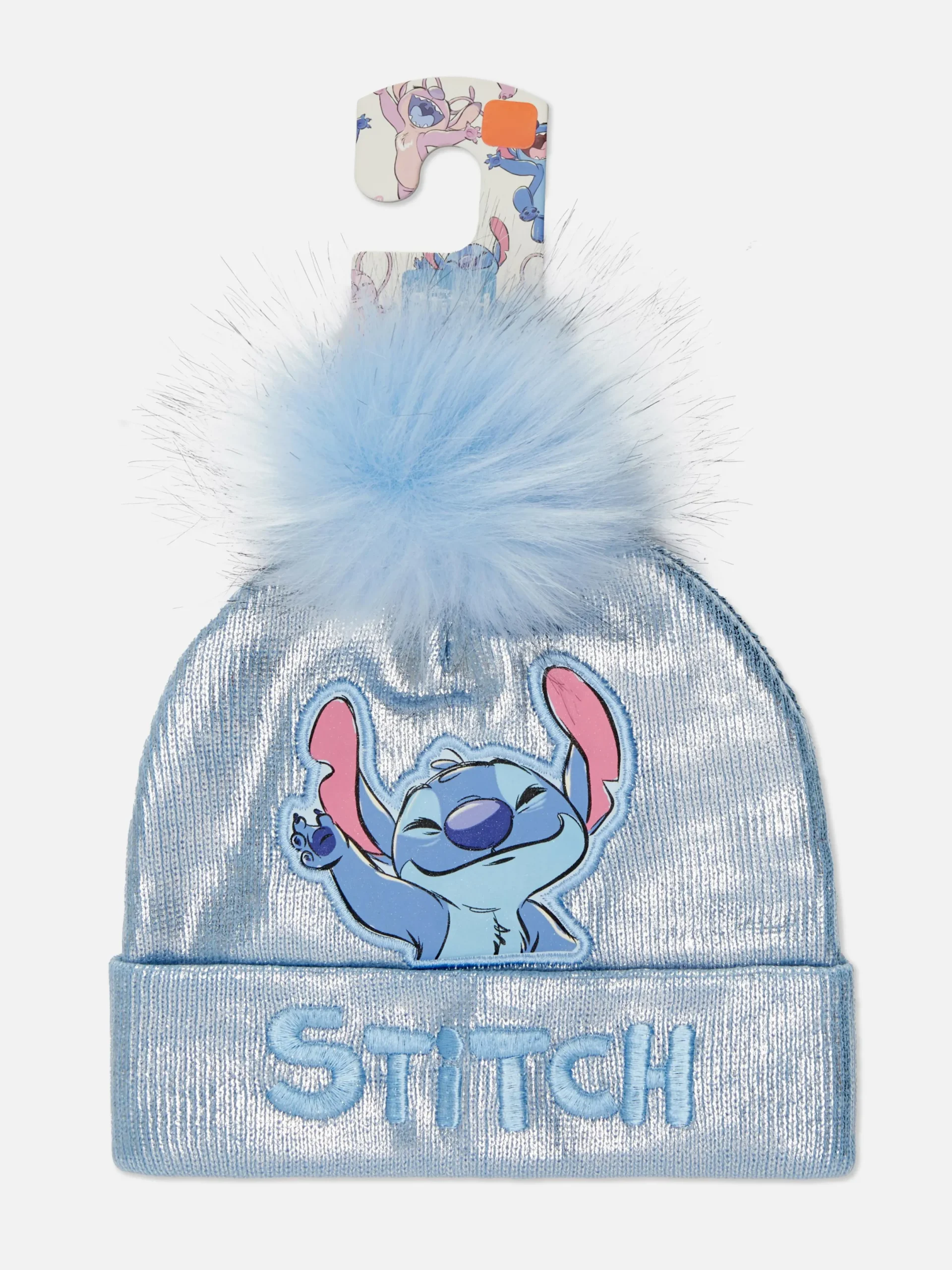 Chapeaux, Gants Et Écharpes|Primark Bonnet à Pompon Disney Lilo & Stitch Argent
