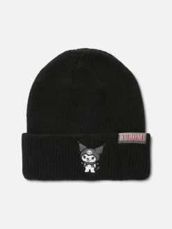 Chapeaux, Gants Et Écharpes|Primark Bonnet En Tricot Hello Kitty Kuromi Noir